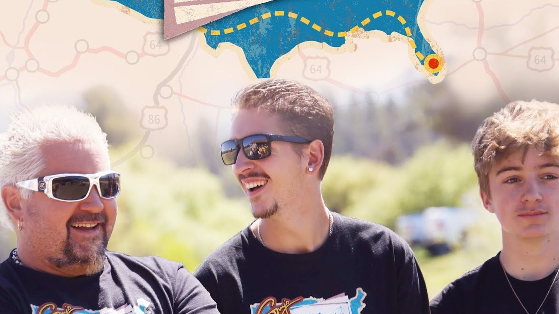 Guy's All-American Road Trip background