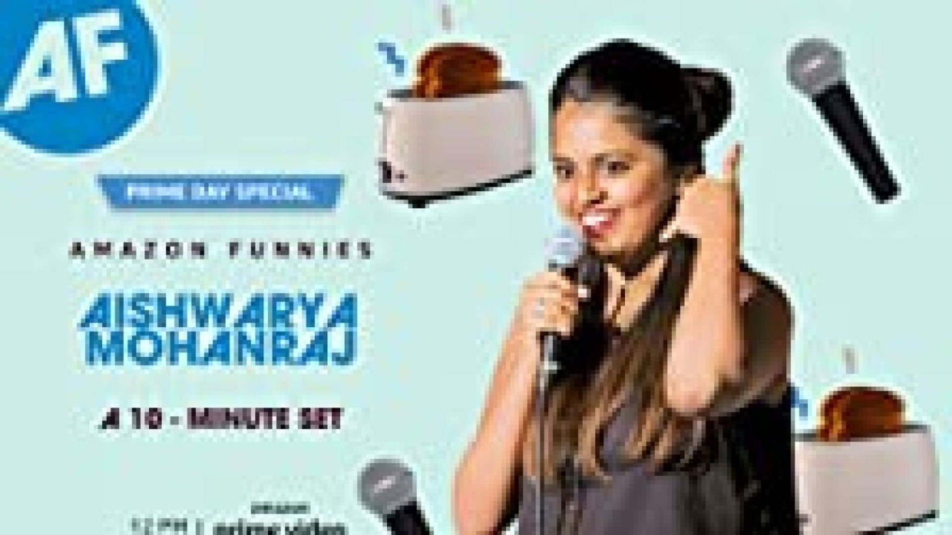 Amazon Funnies - 10 Minute Stand-ups background
