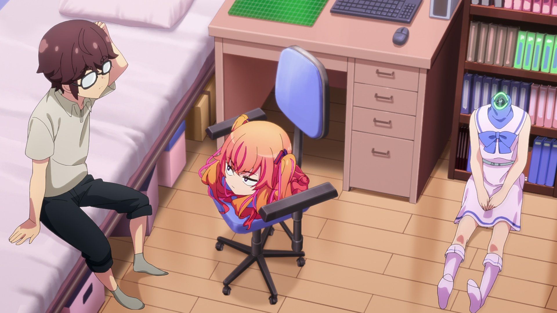 Makina-san's a Love Bot?! background