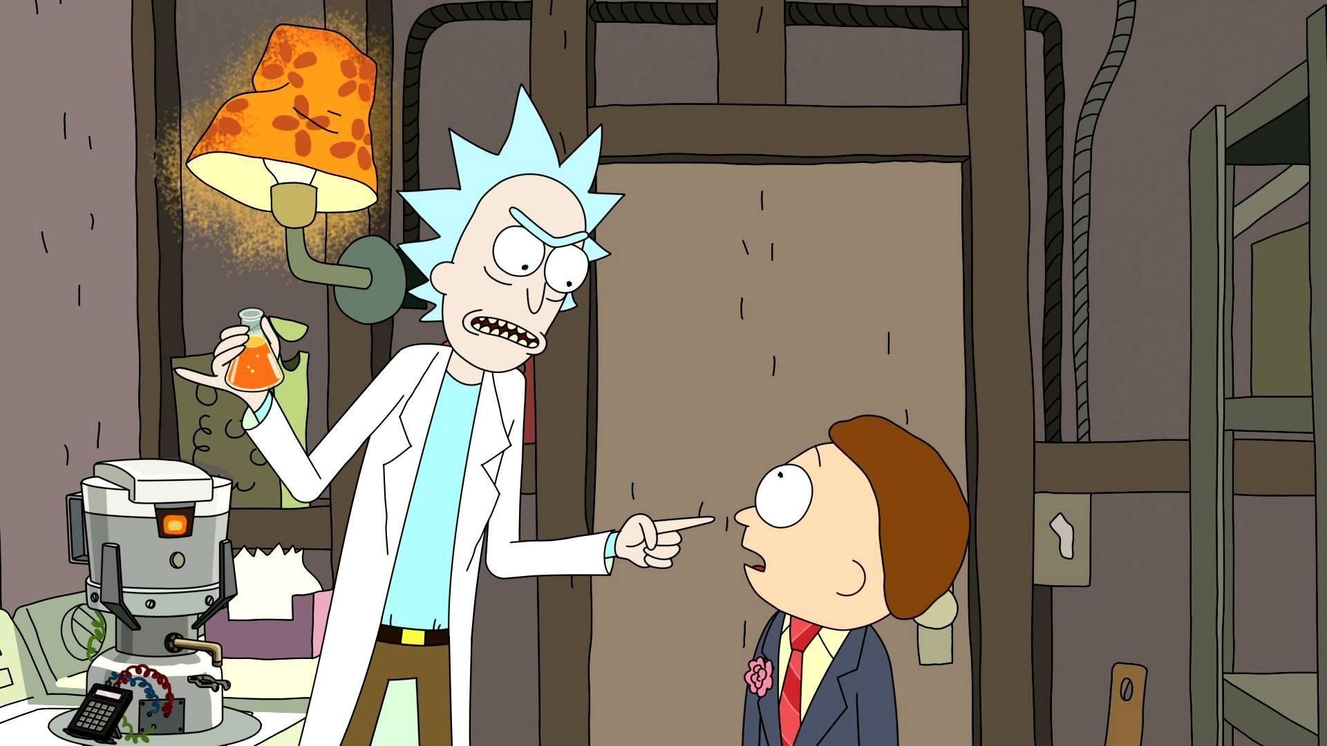 Rick and Morty background