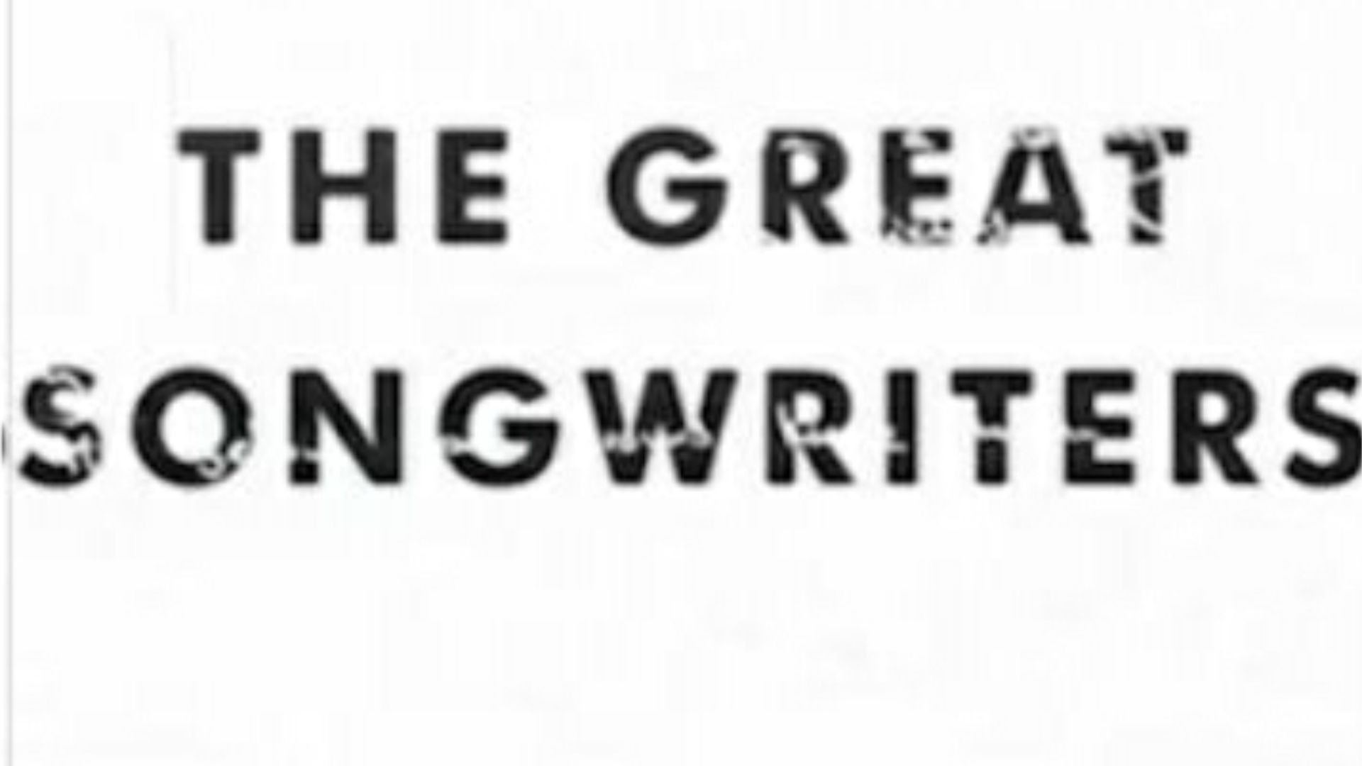 The Great Songwriters background
