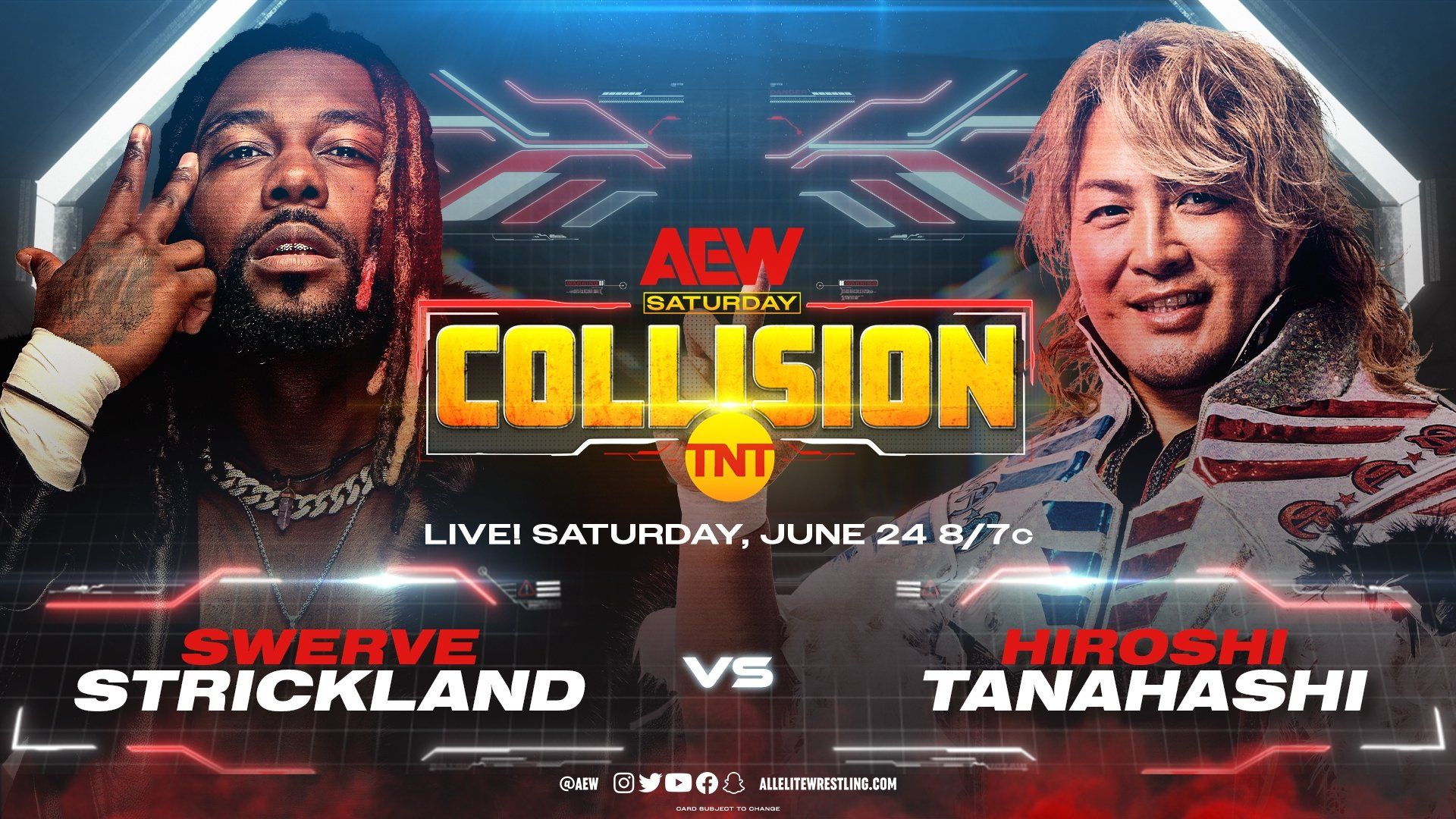 AEW Collision background