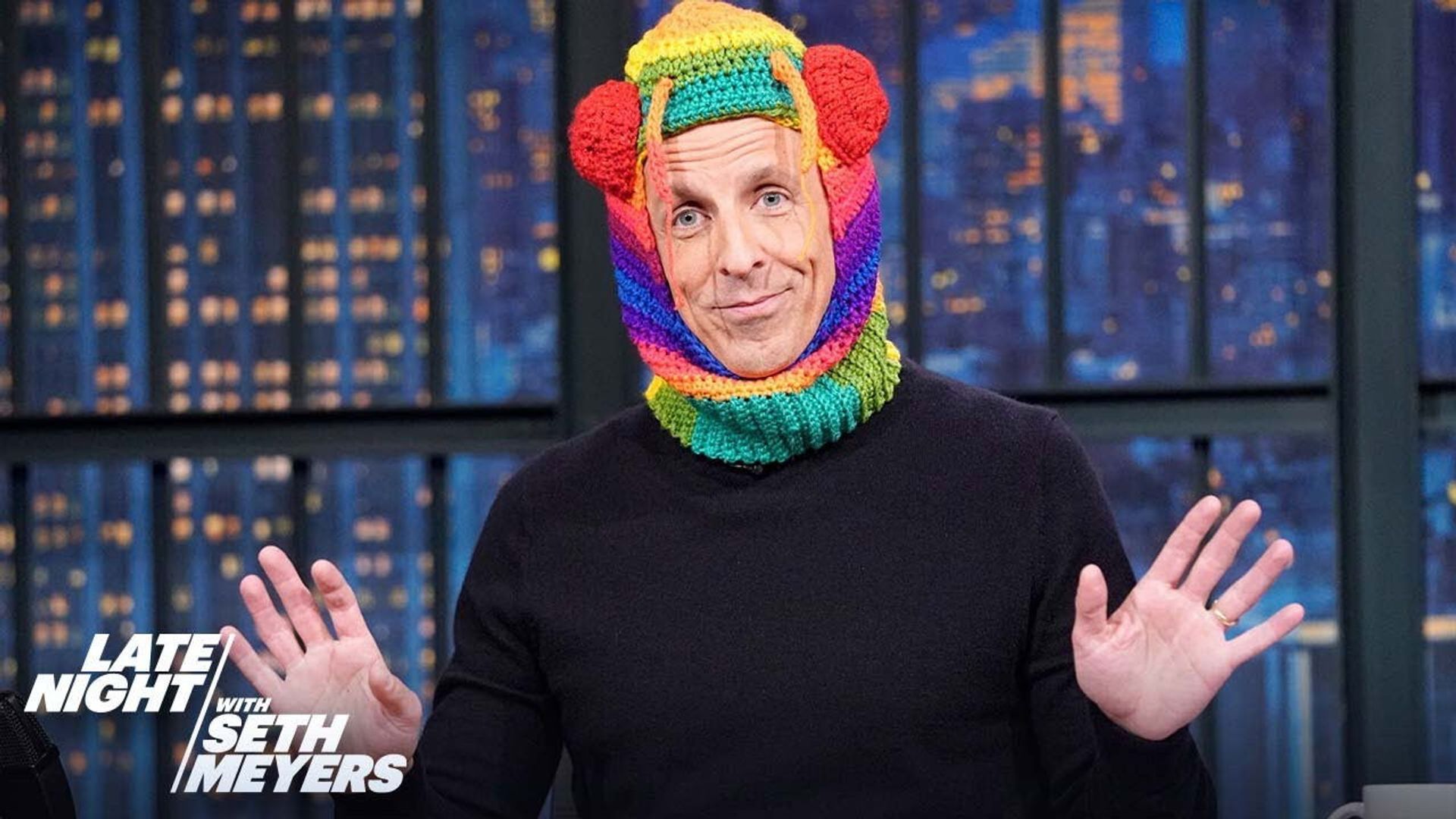 Late Night with Seth Meyers: Corrections" background