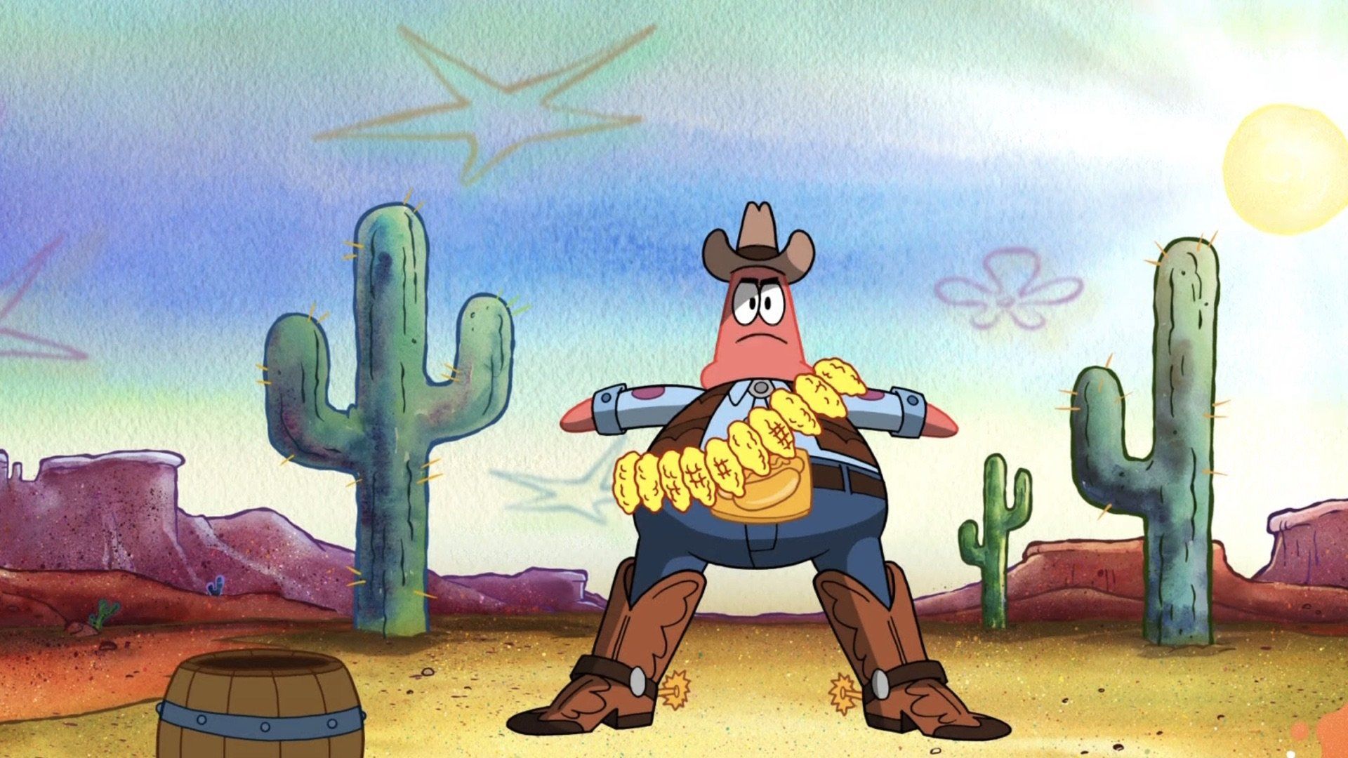 The Patrick Star Show background