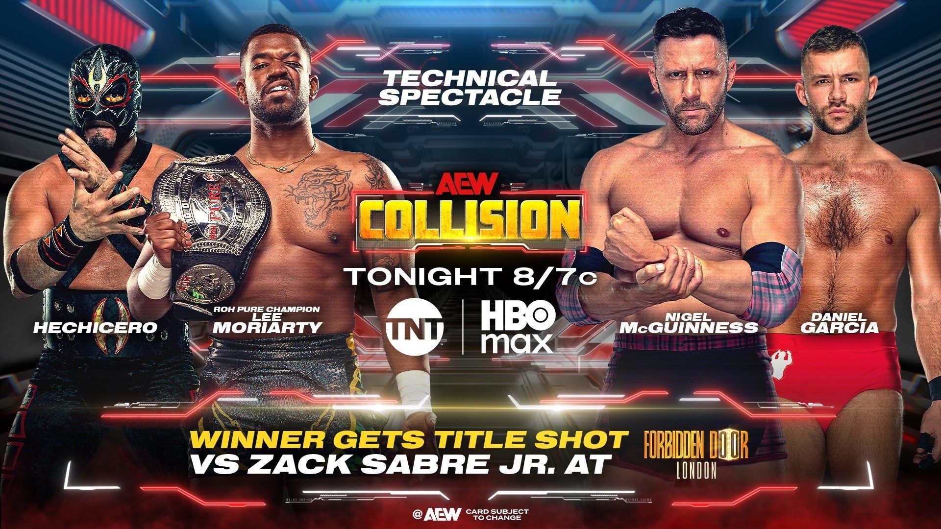 AEW Collision background