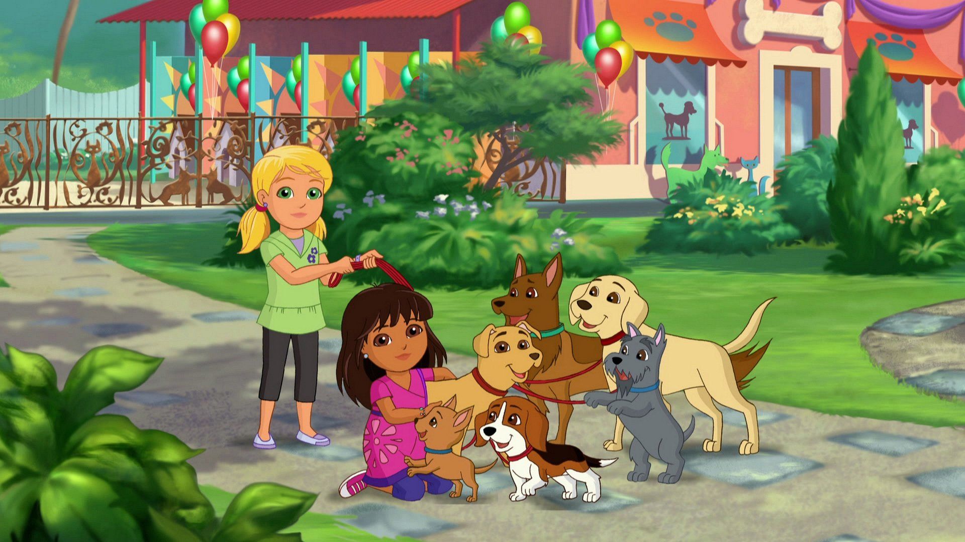 Dora and Friends: Into the City! background