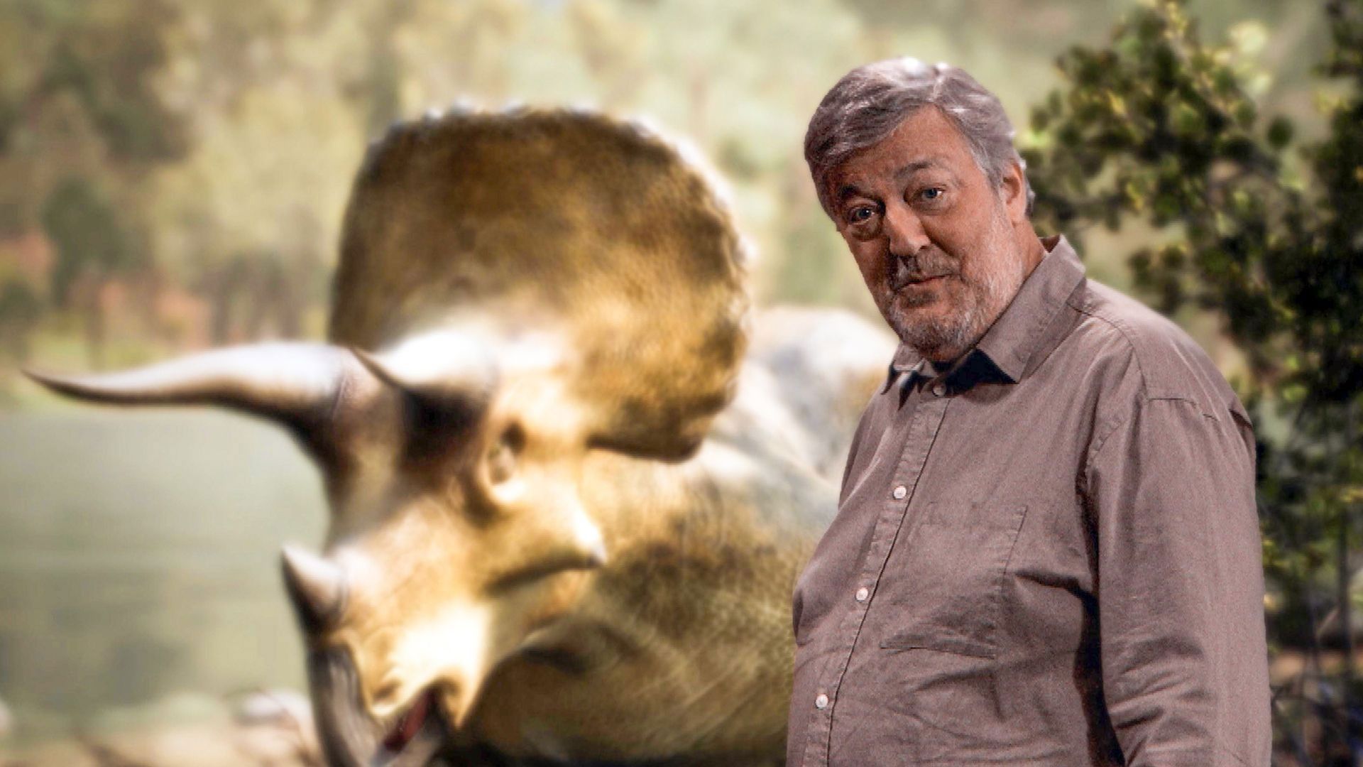 Dinosaur - with Stephen Fry background