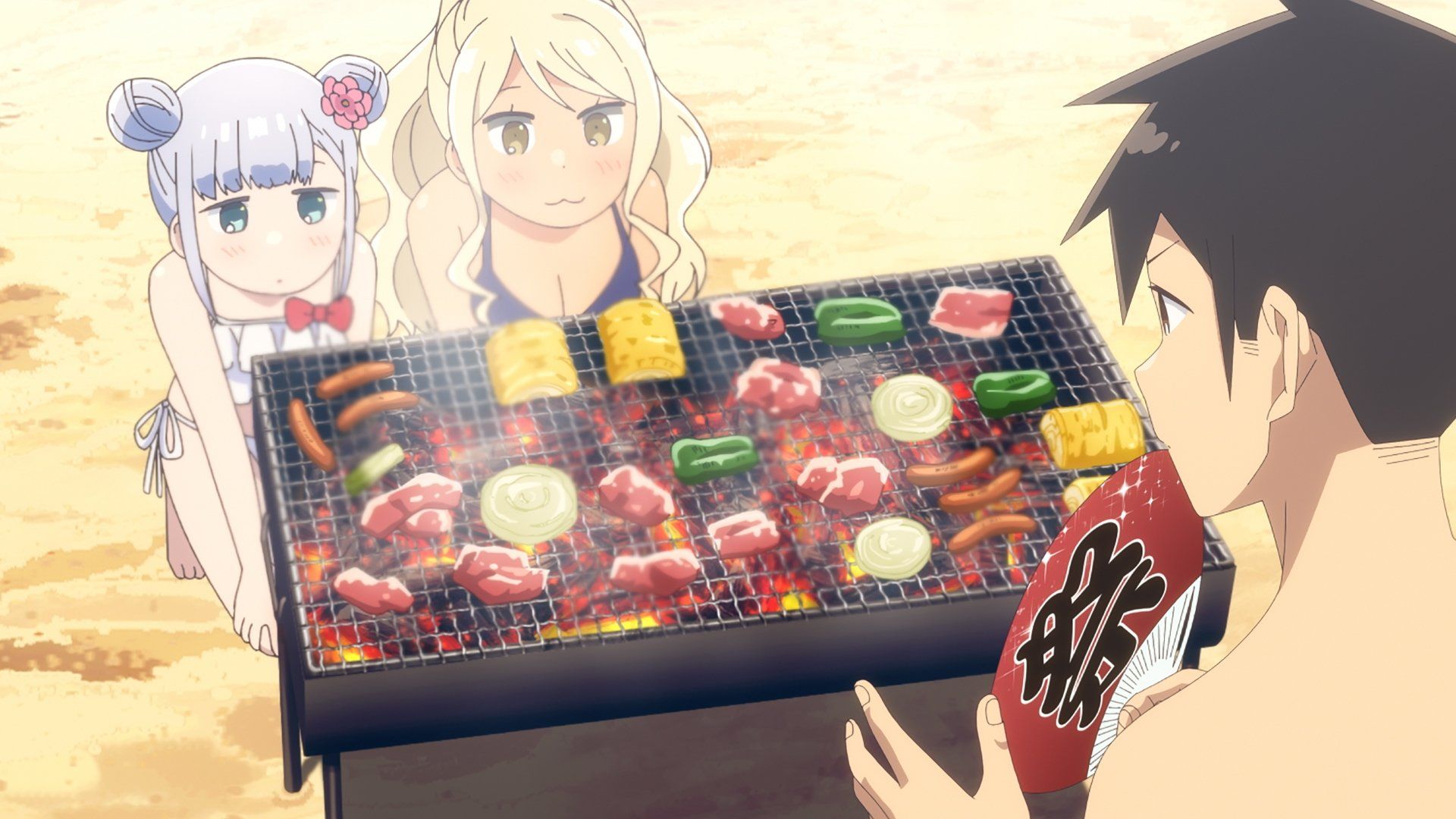 Aharen-san wa hakarenai background