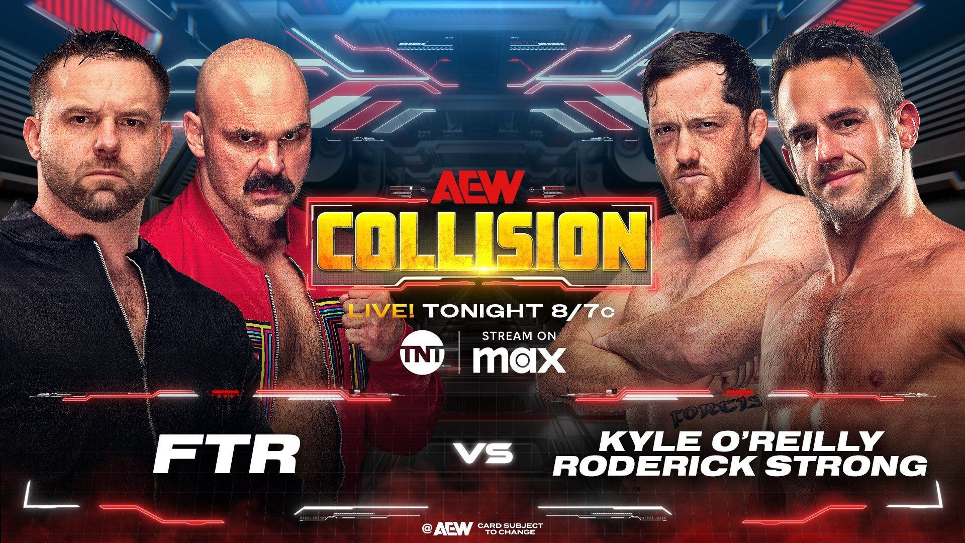 AEW Collision background