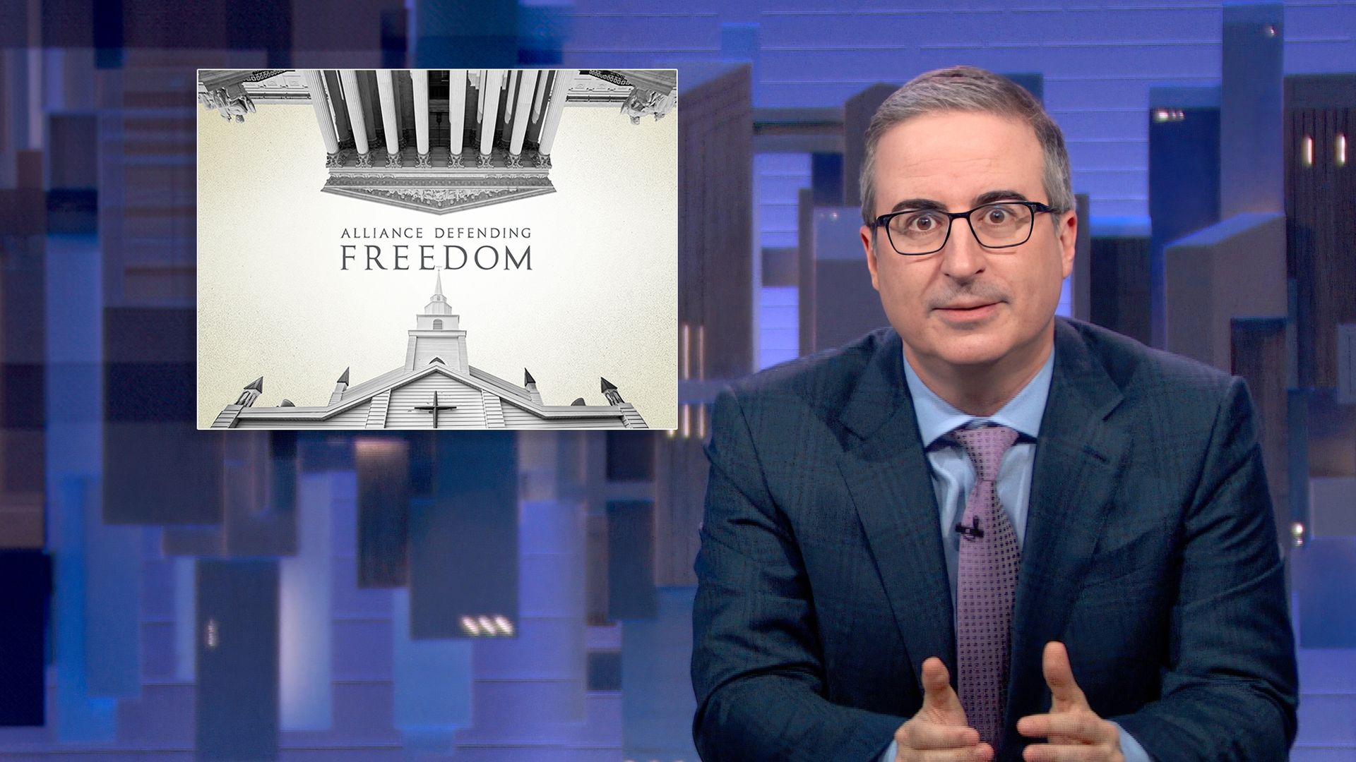 Last Week Tonight with John Oliver background