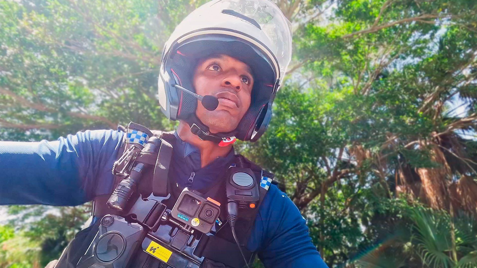 Policing Paradise background