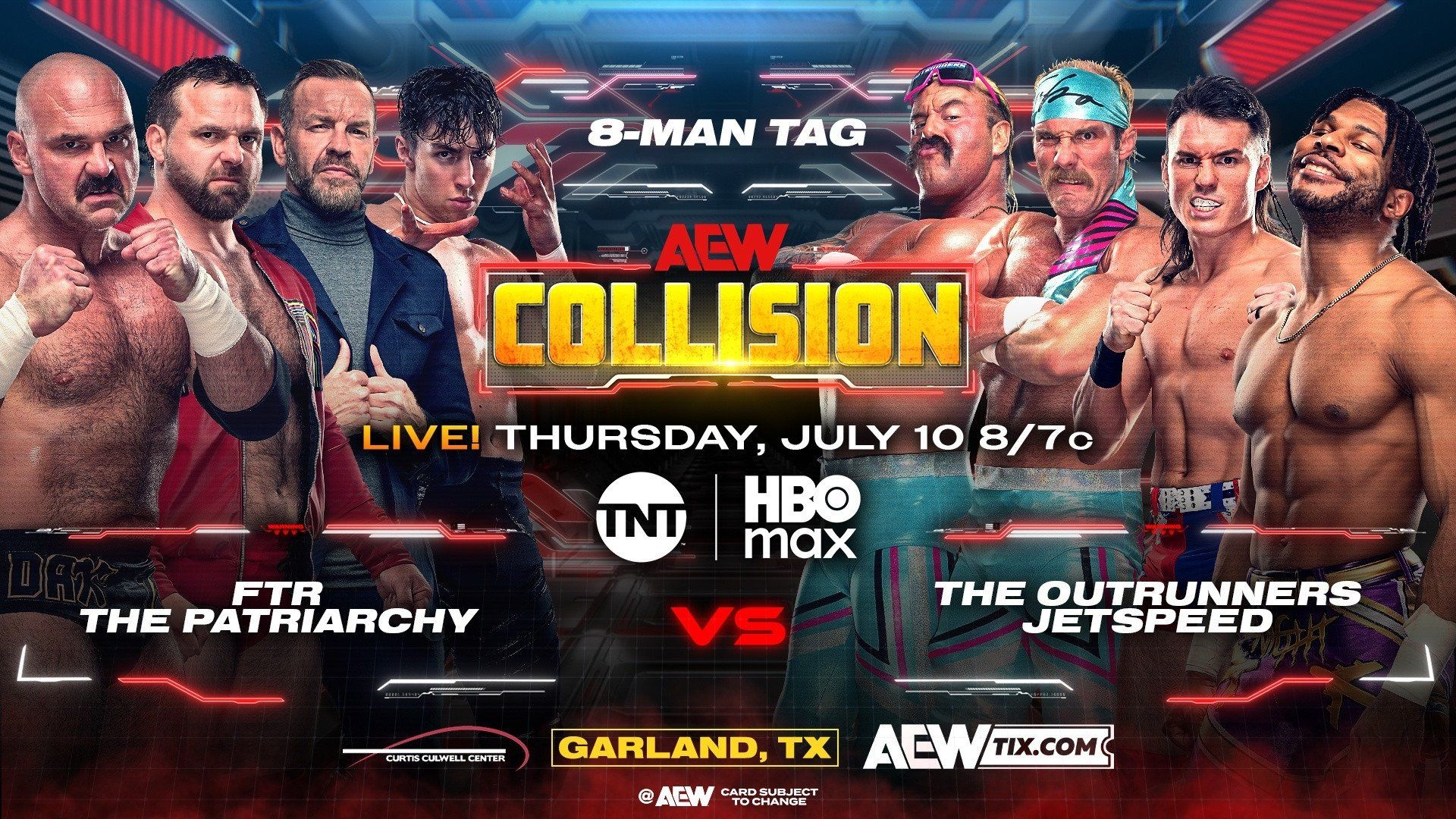 AEW Collision background