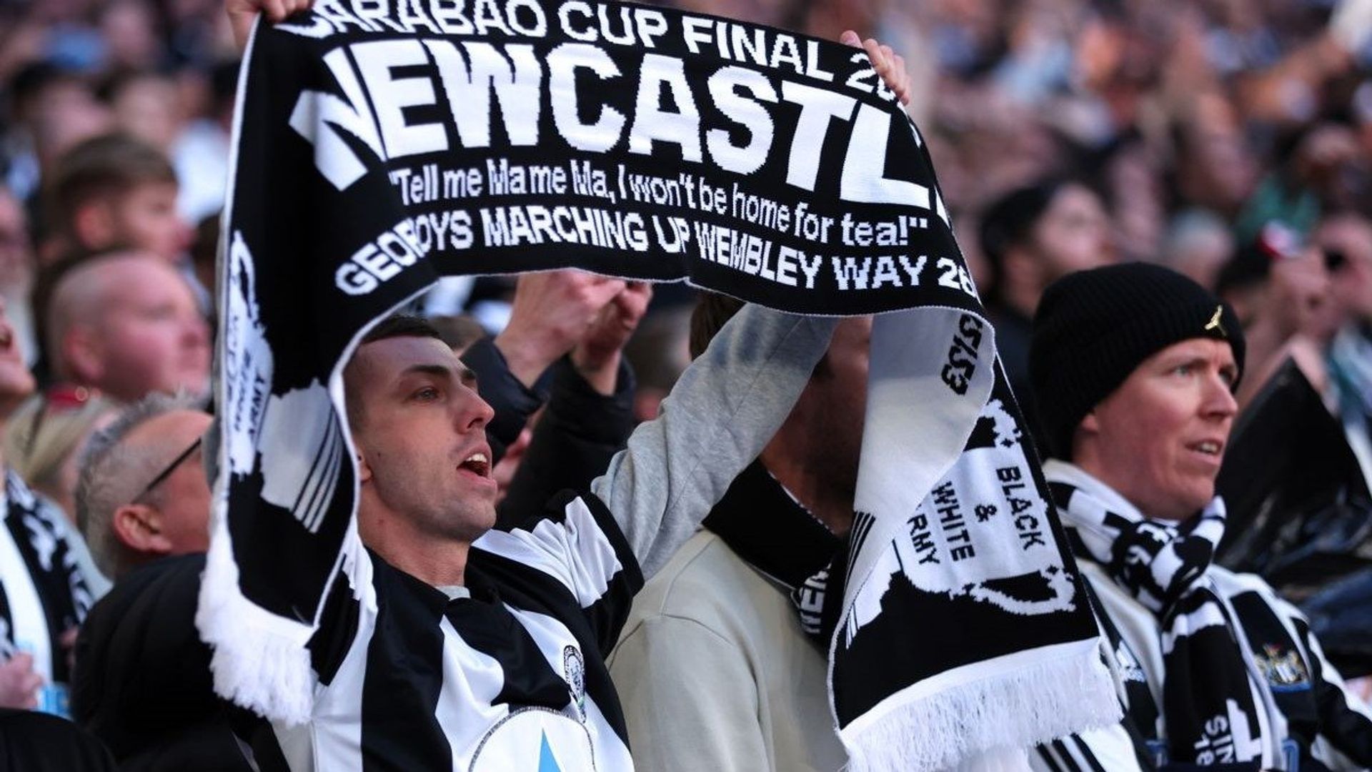 We are Newcastle United background
