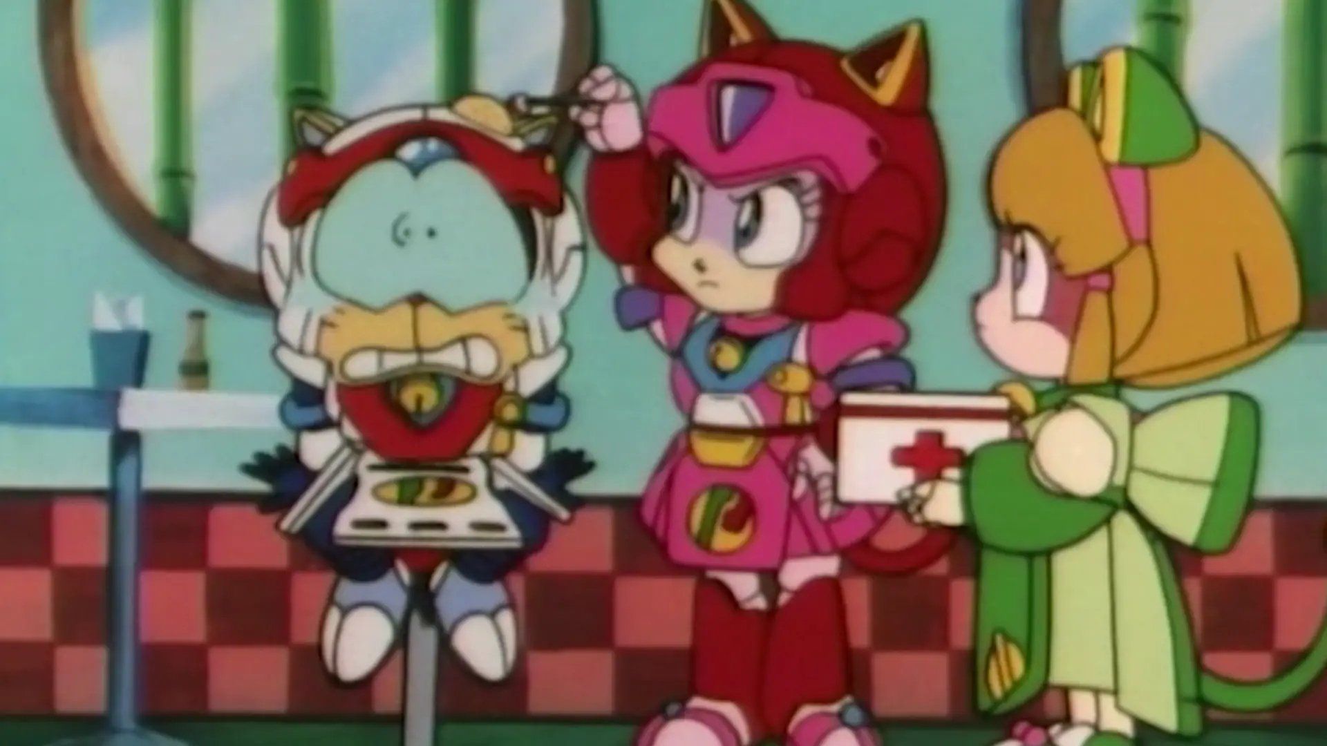 Samurai Pizza Cats background