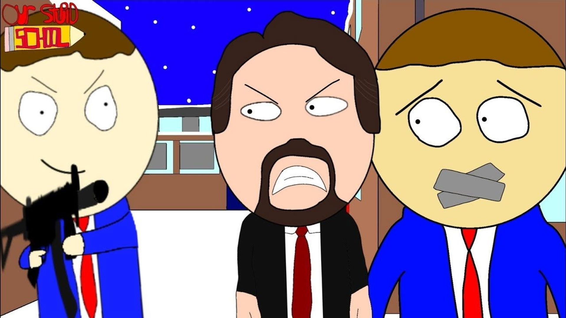 Our Stupid School background