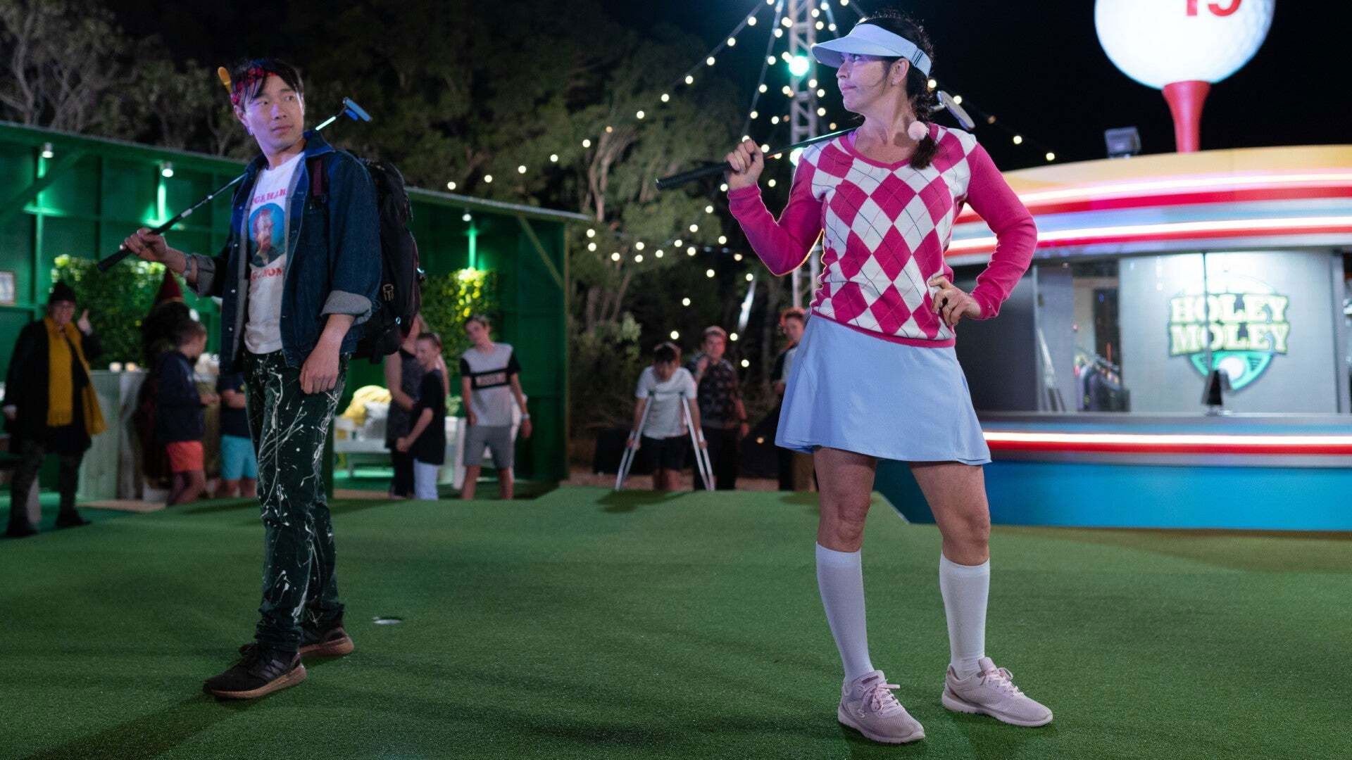 Holey Moley Australia background