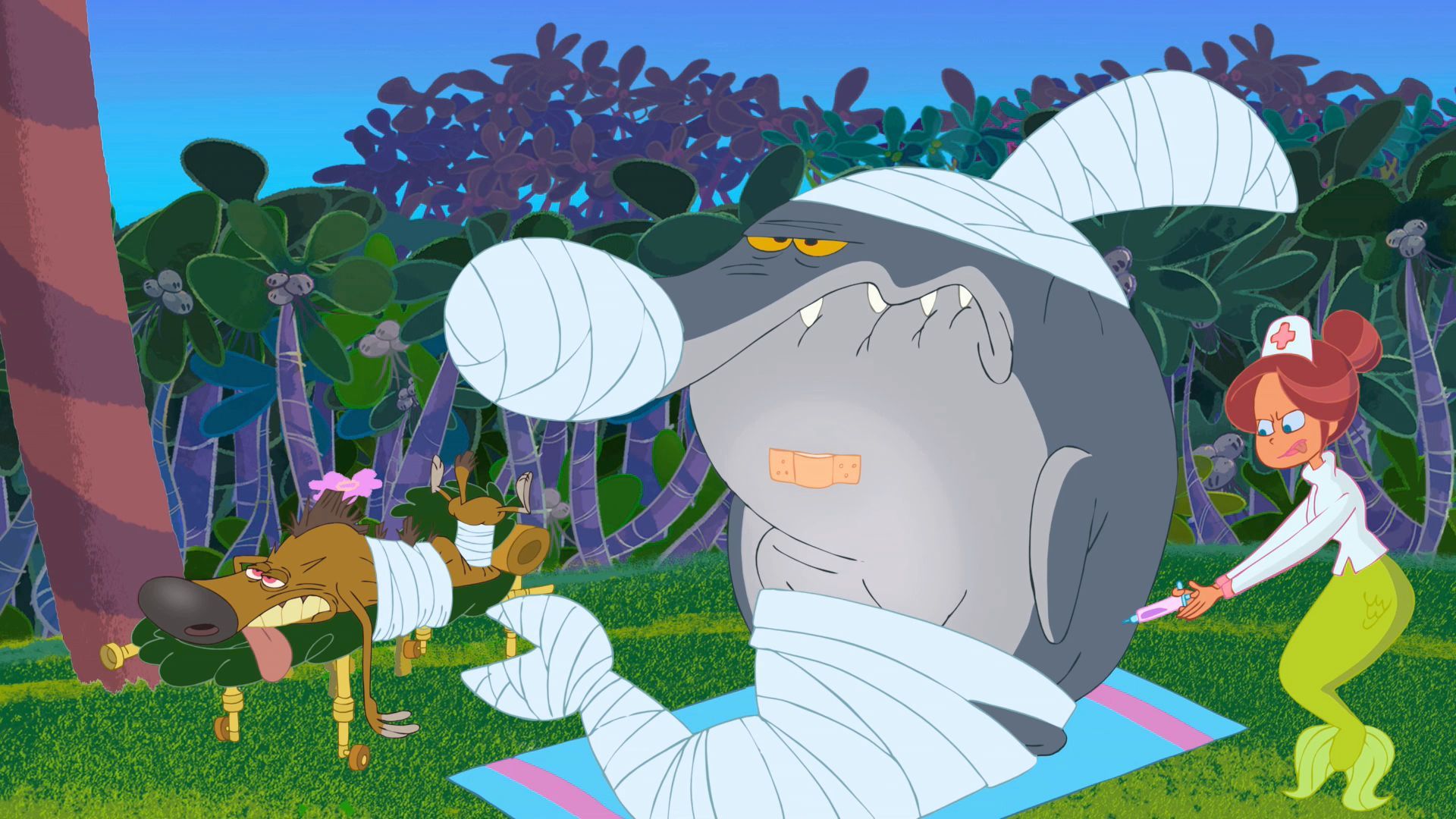 Zig & Sharko background