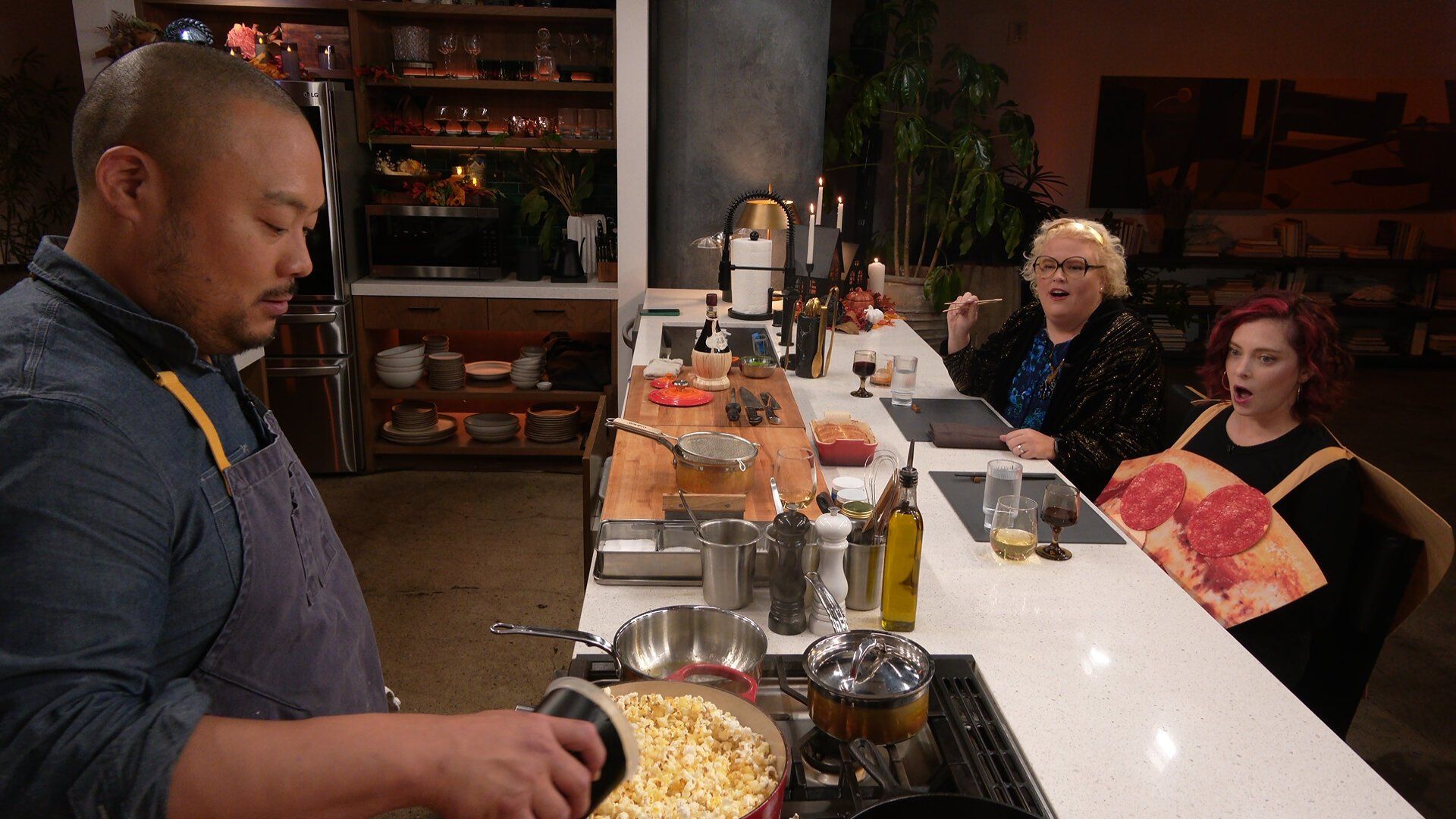Dinner Time Live with David Chang background