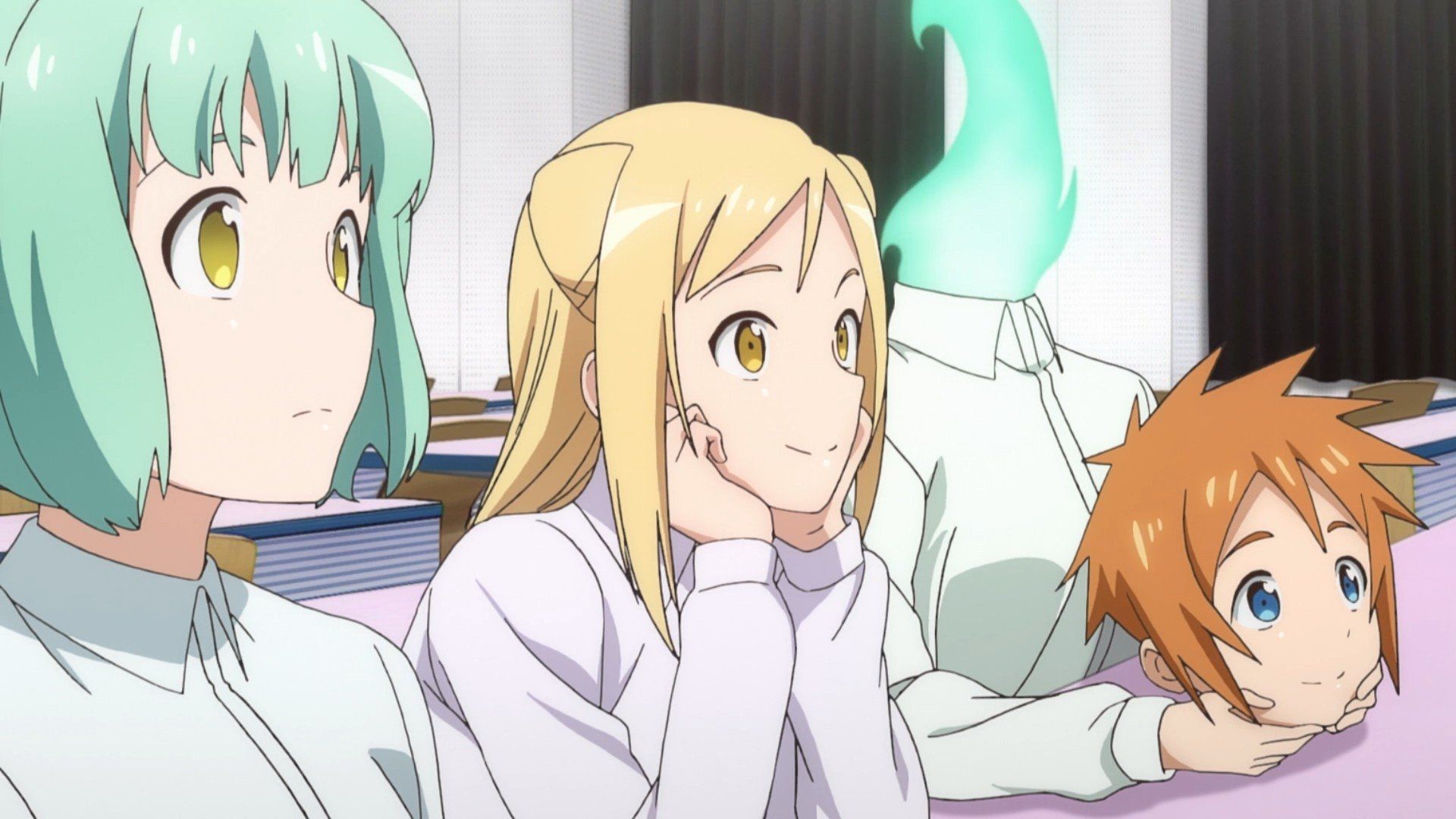 Interviews with Monster Girls background
