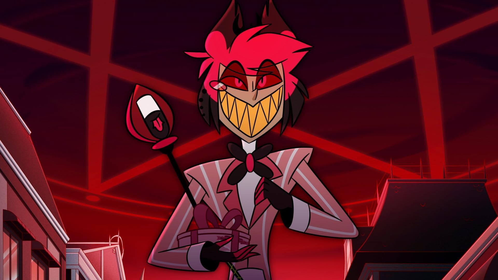 Hazbin Hotel background