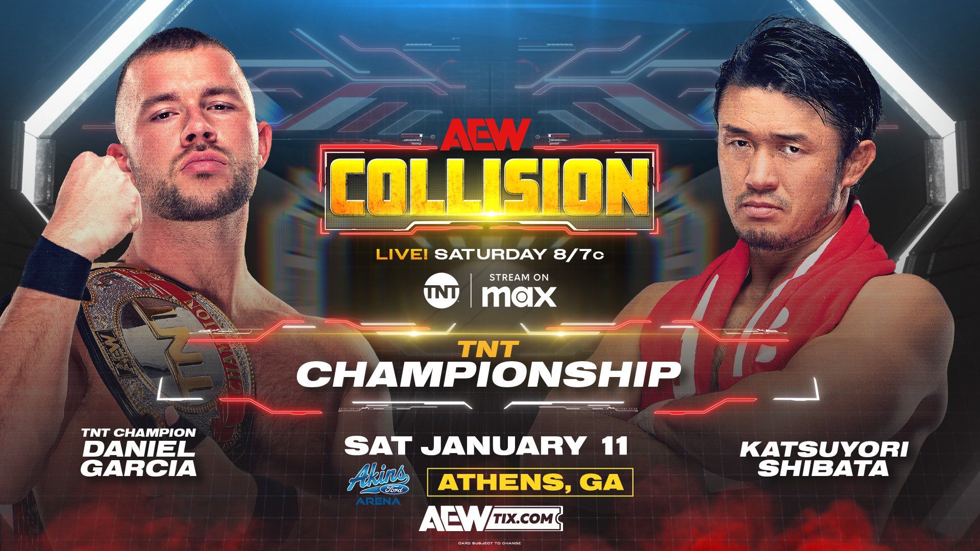 AEW Collision background