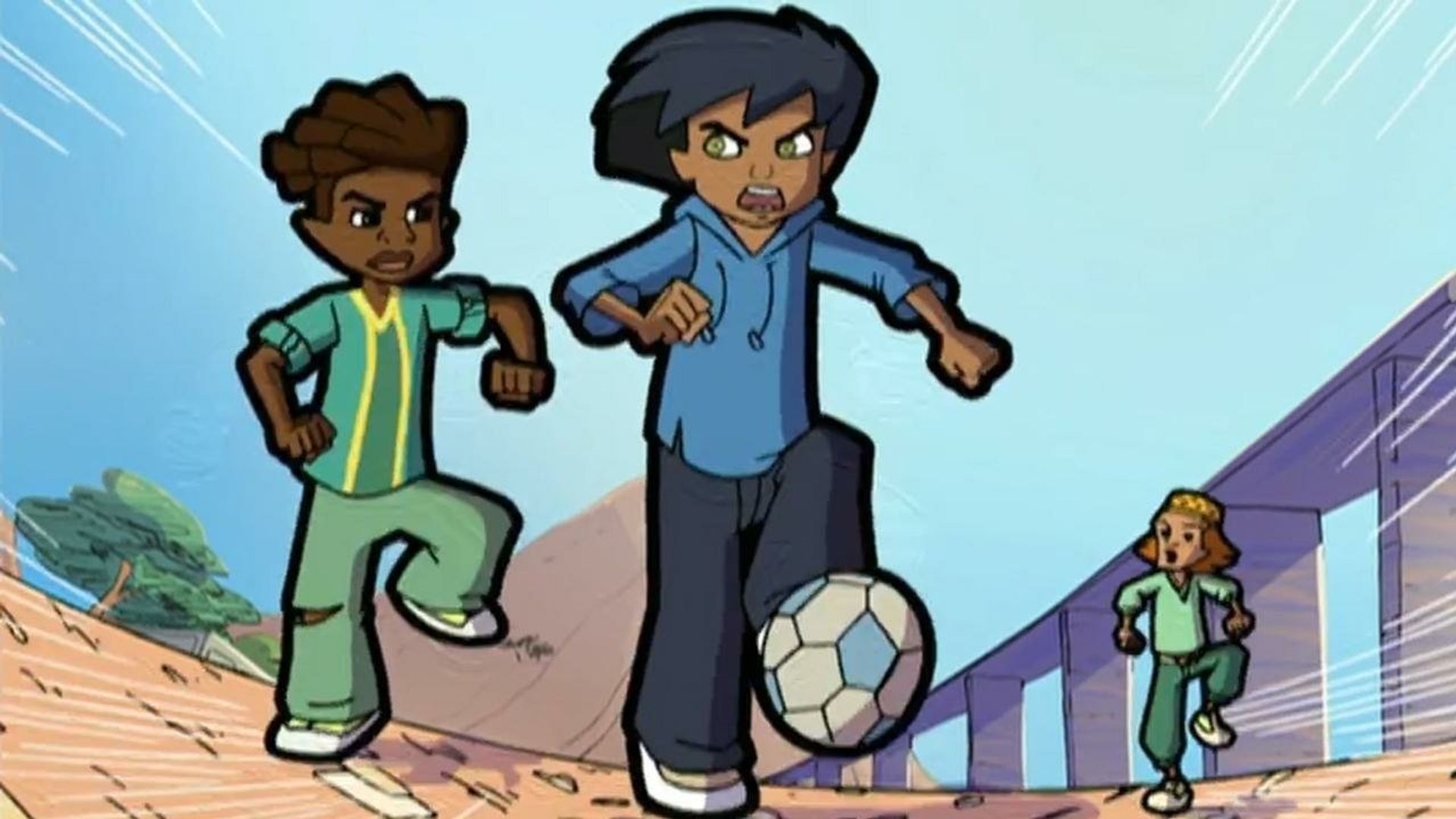 Street Football background