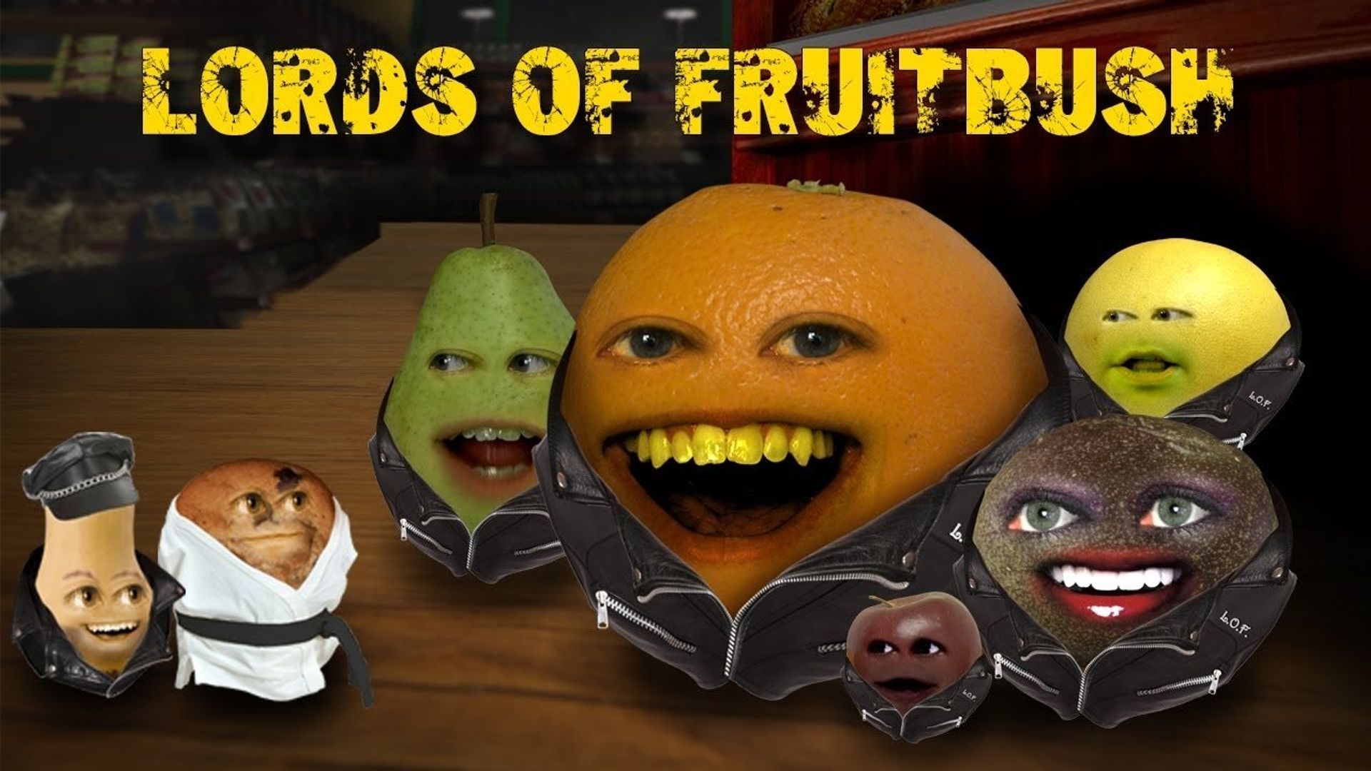 The High Fructose Adventures of Annoying Orange background