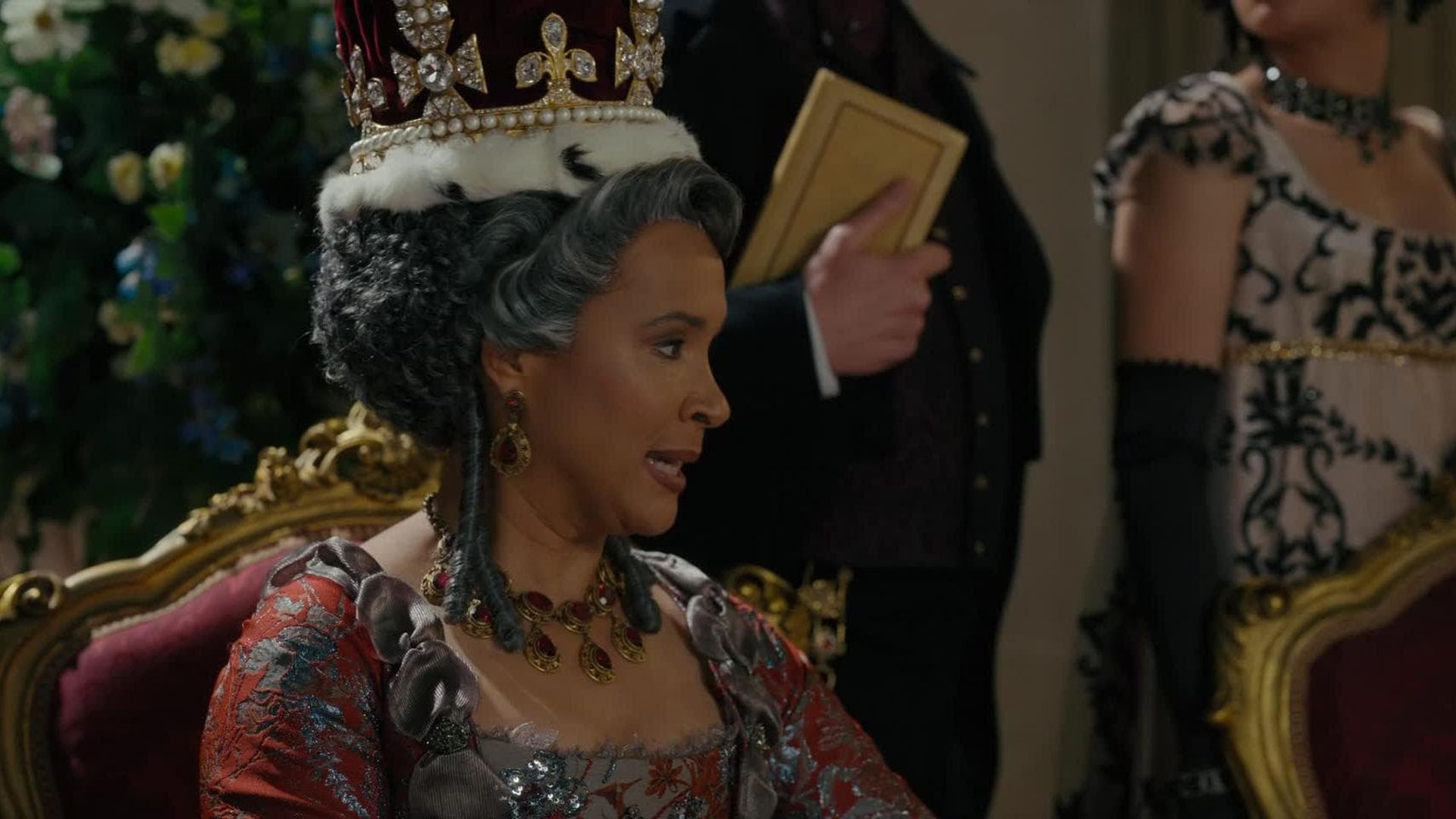Queen Charlotte: A Bridgerton Story background
