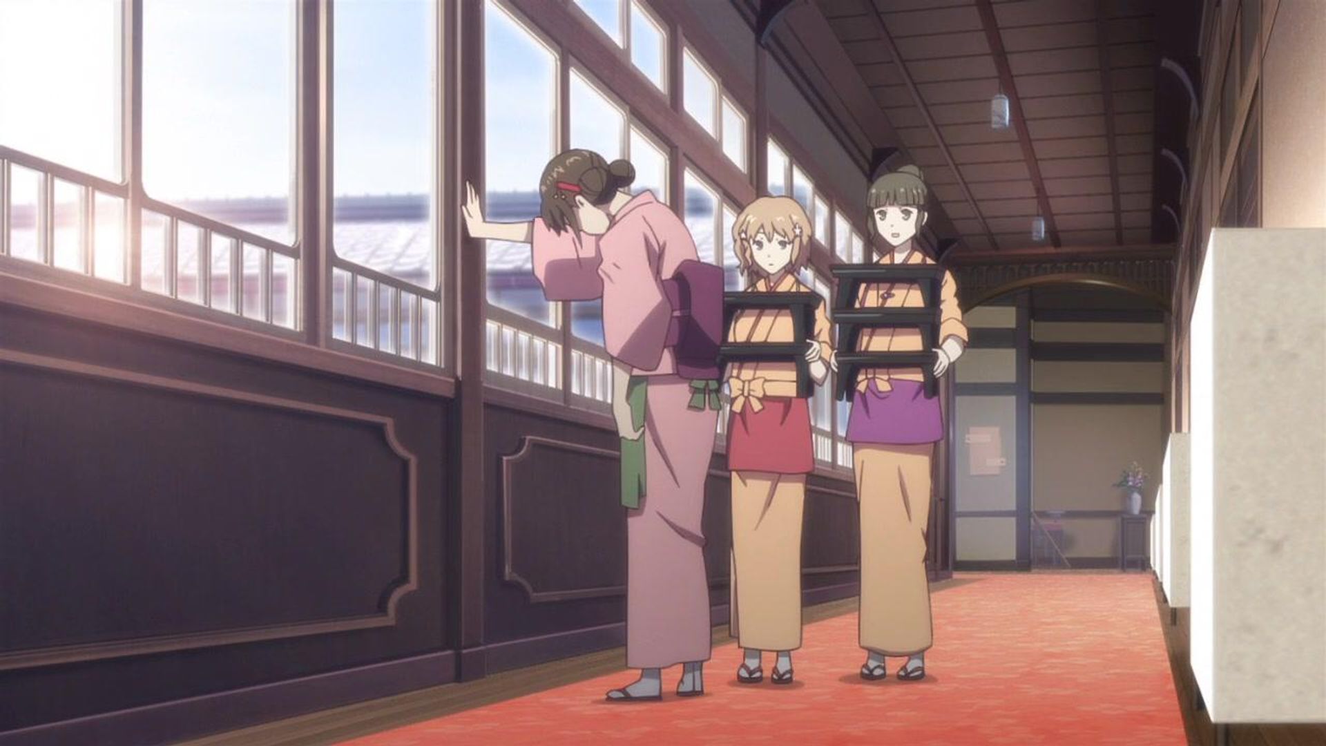 Hanasaku iroha background