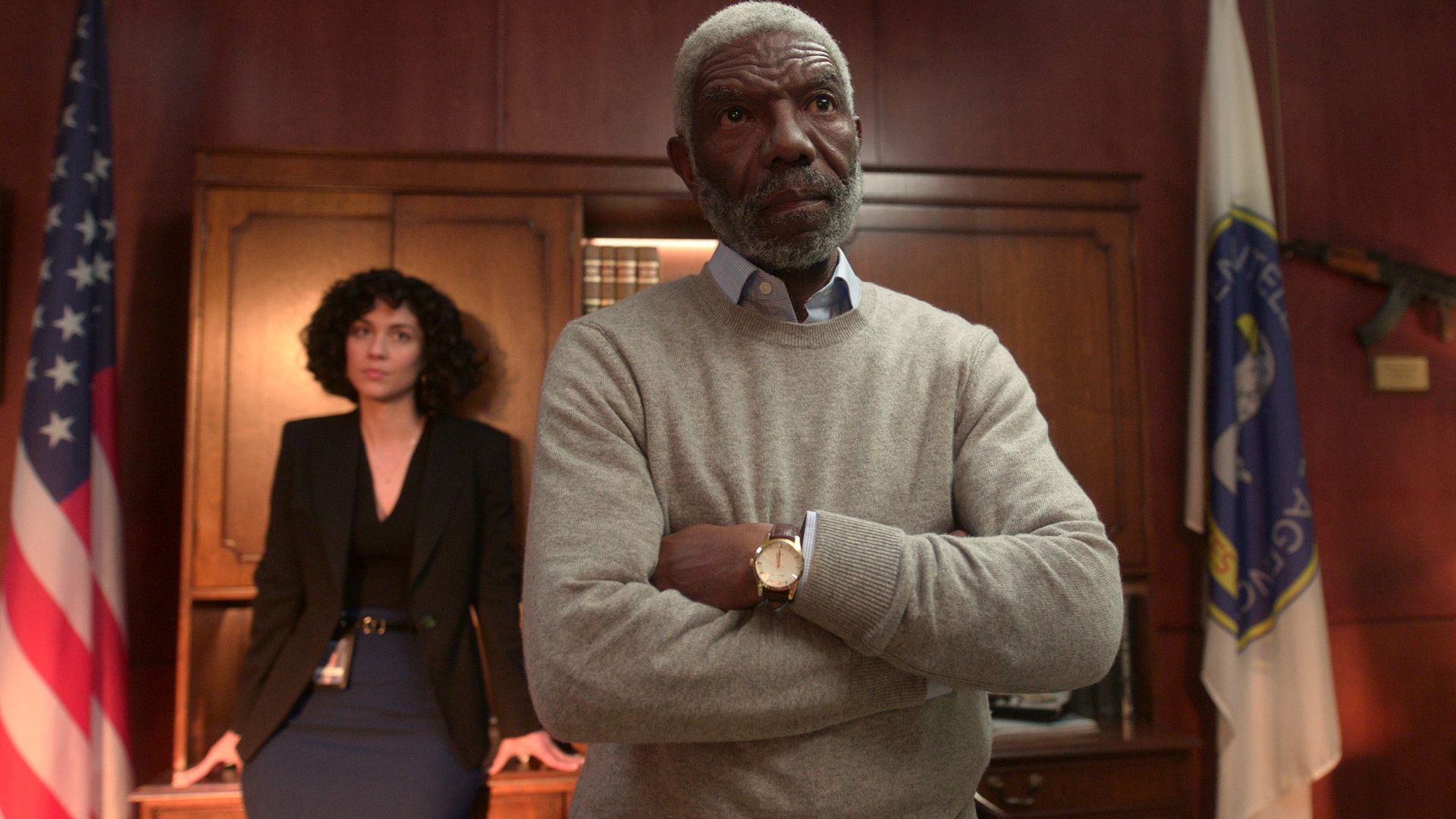 The Recruit background