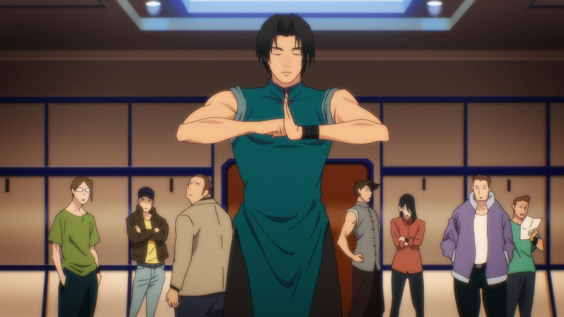 The God of High School background