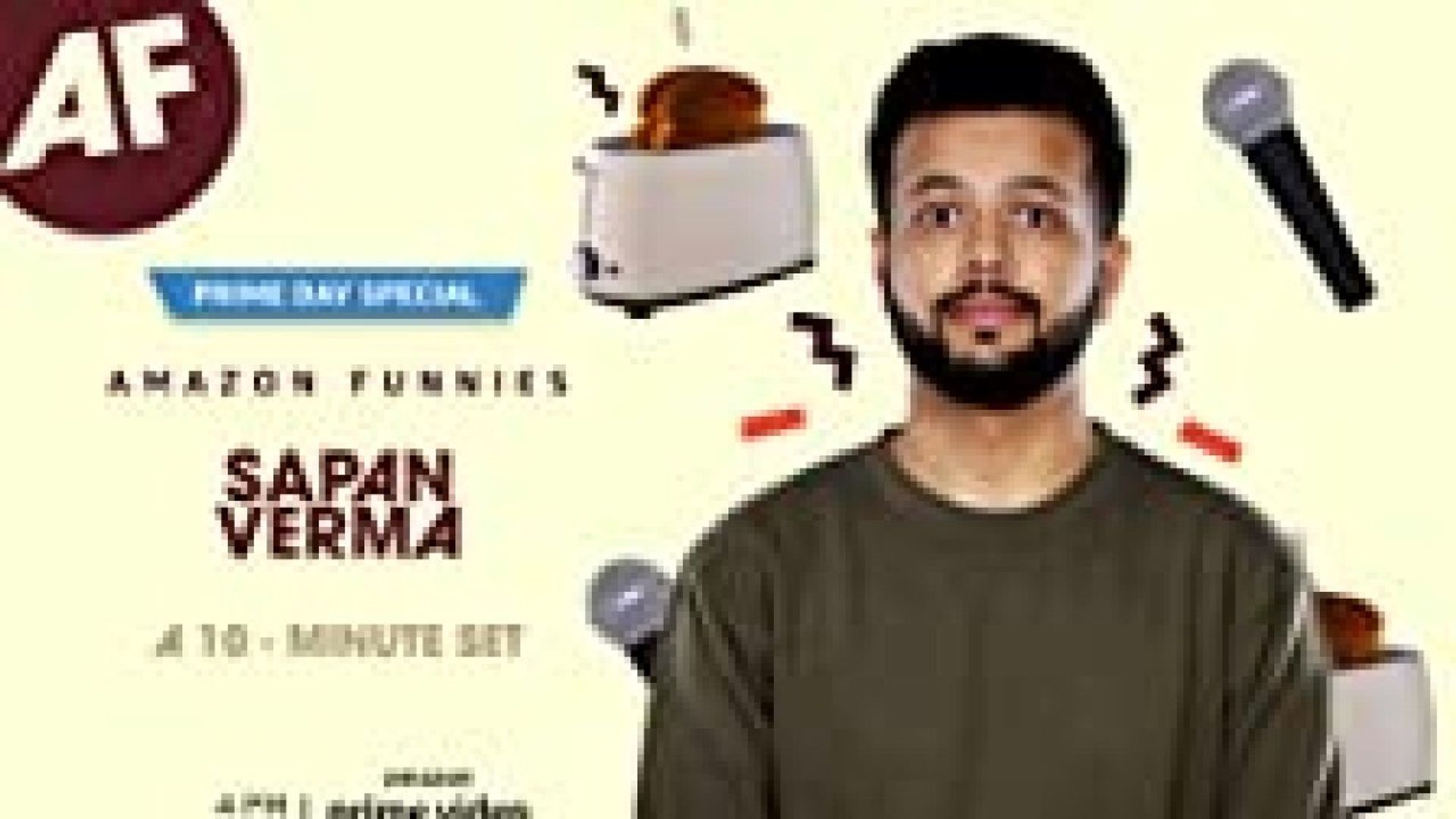 Amazon Funnies - 10 Minute Stand-ups background