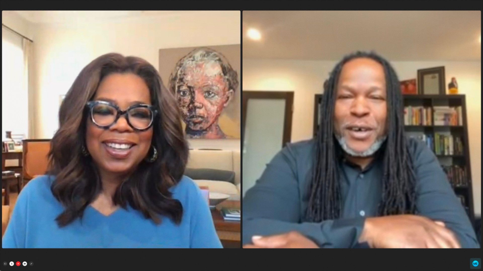 Oprah Talks COVID-19 background