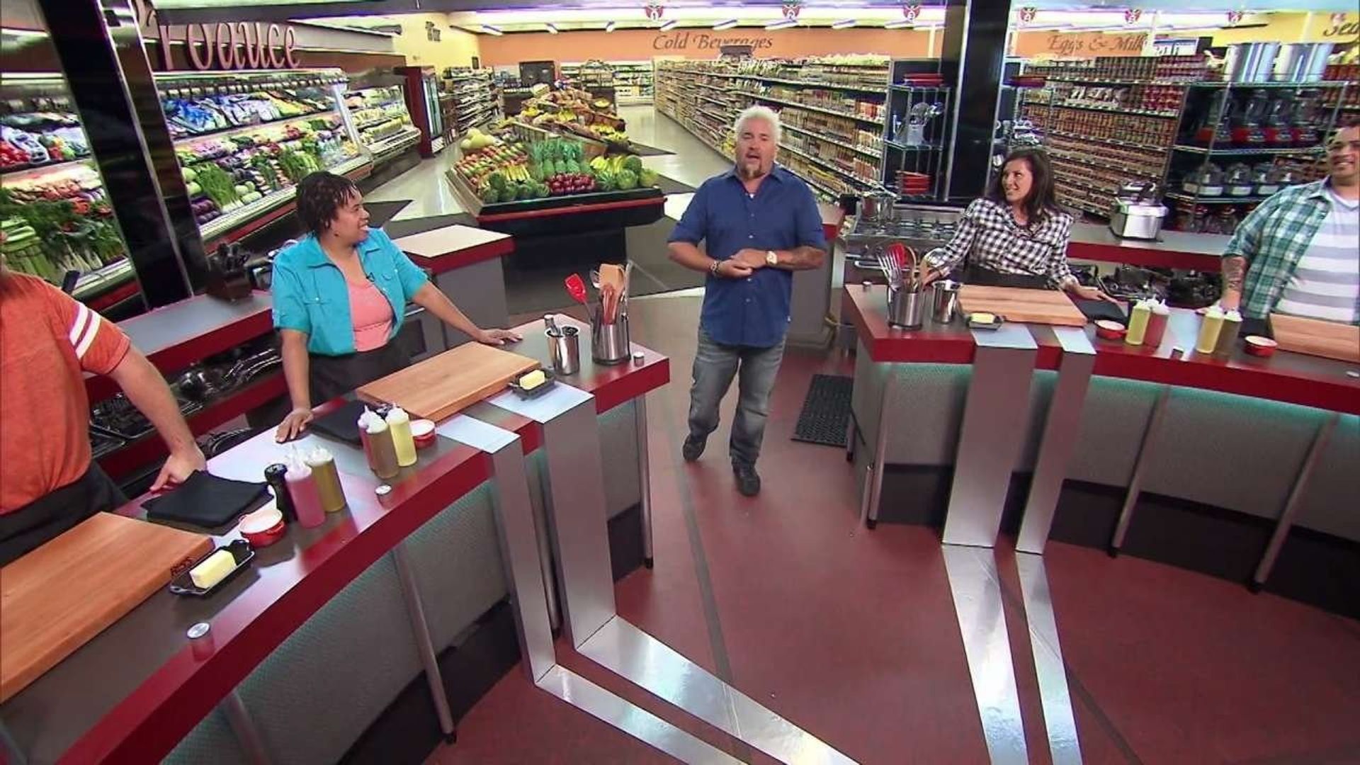 Guy's Grocery Games background