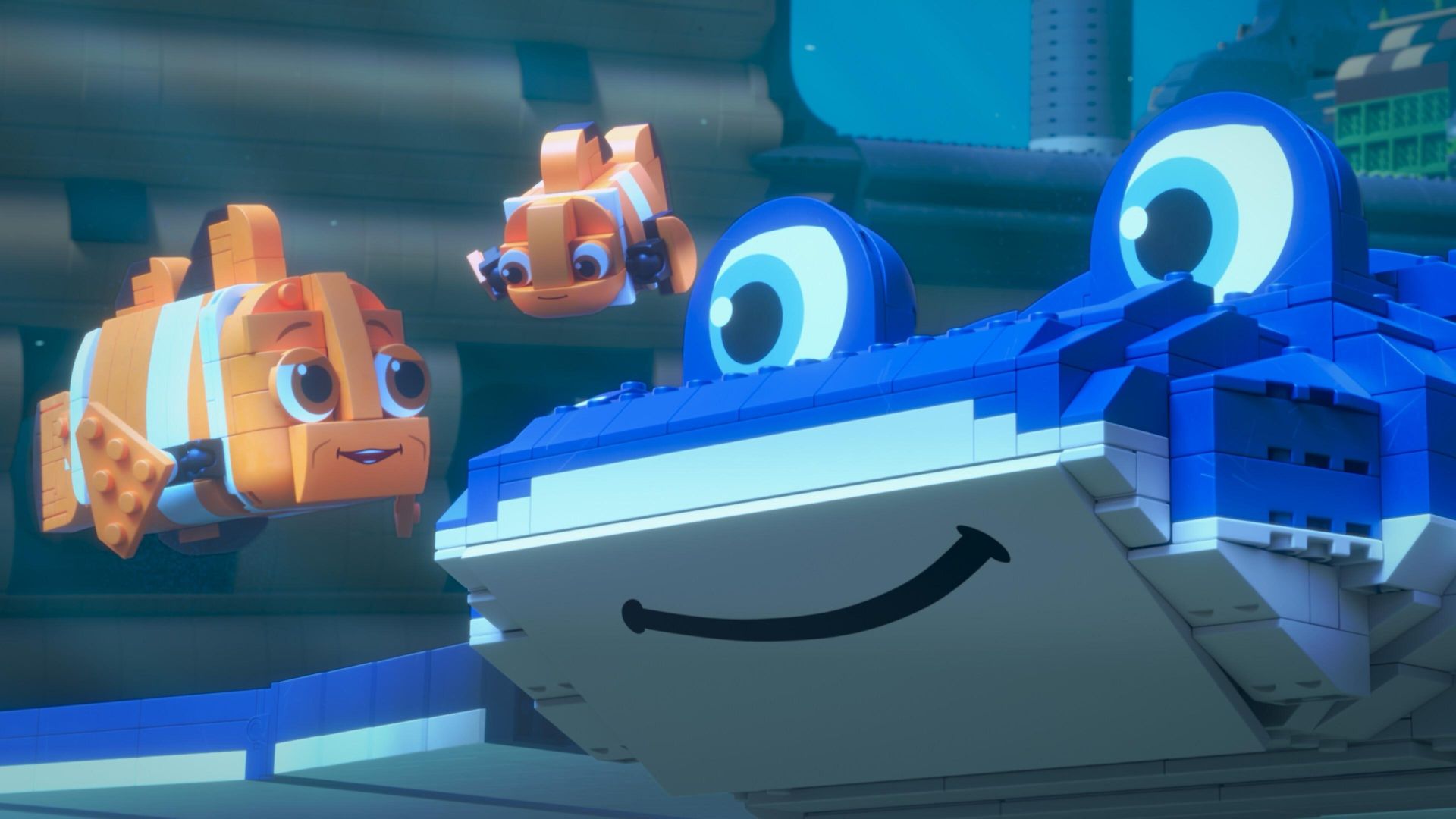 Lego Pixar: BrickToons background