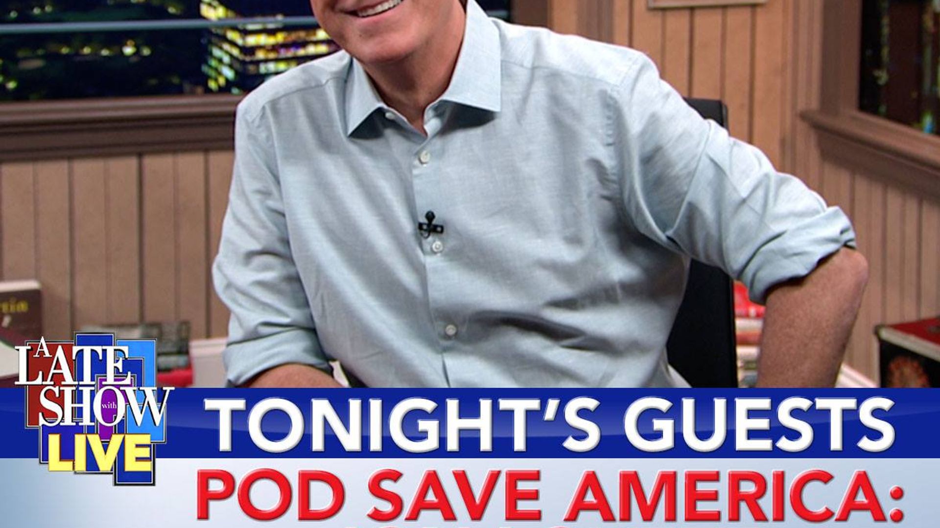 The Late Show with Stephen Colbert background