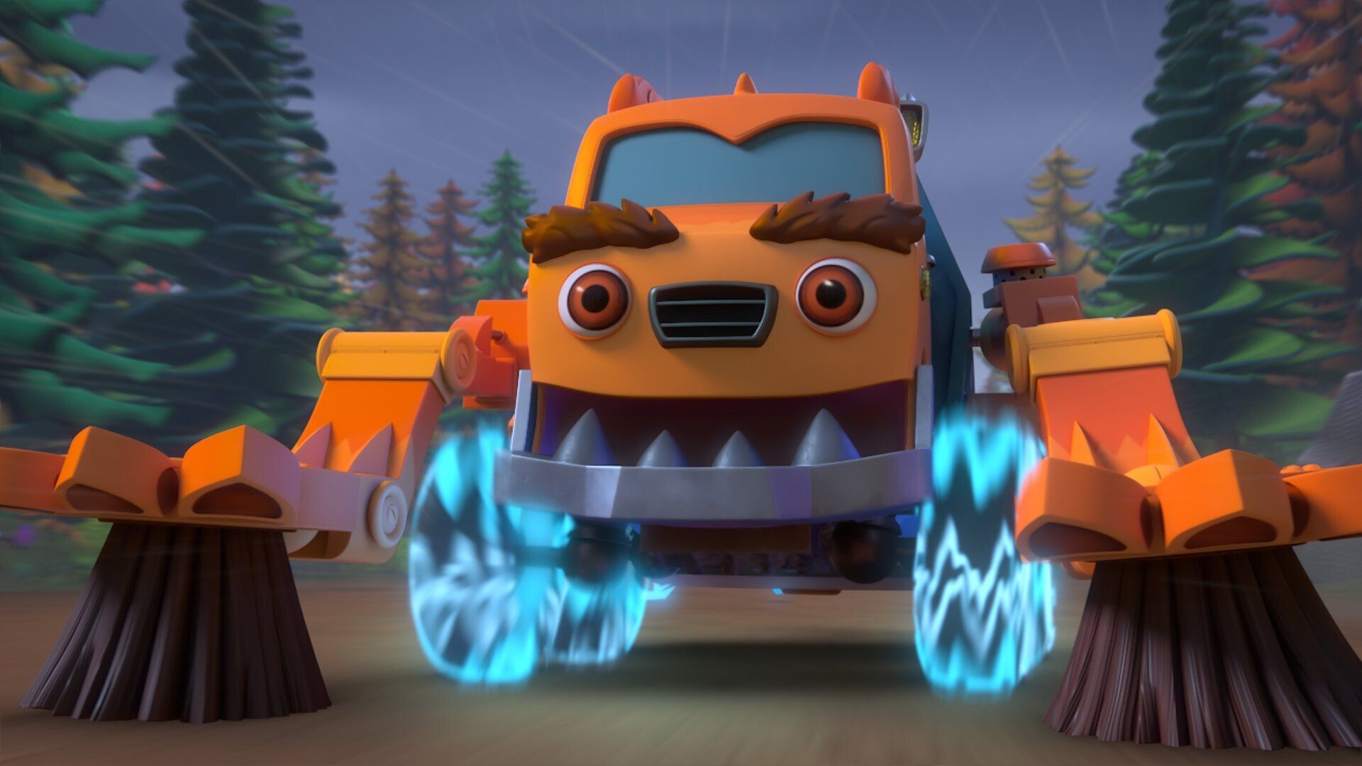 Mighty MonsterWheelies background