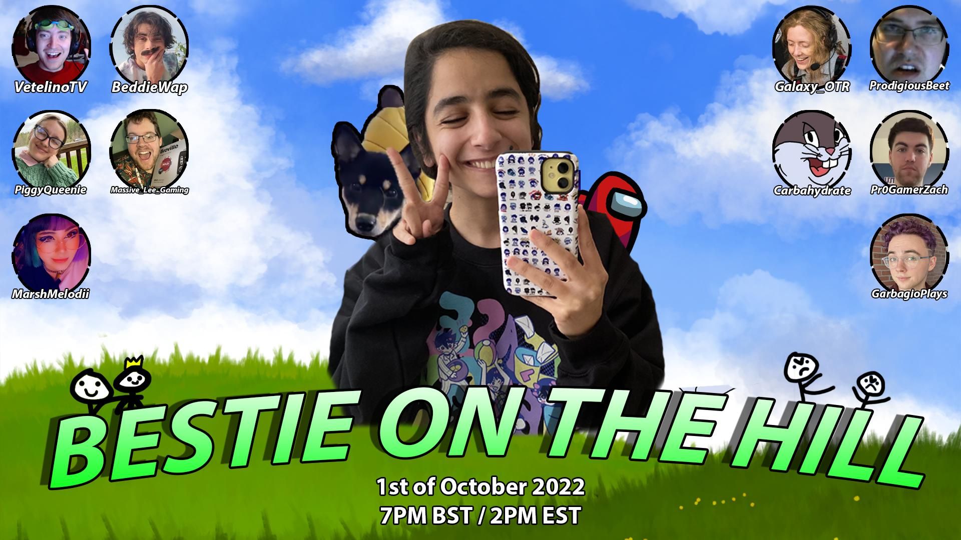 Bestie on the Hill background