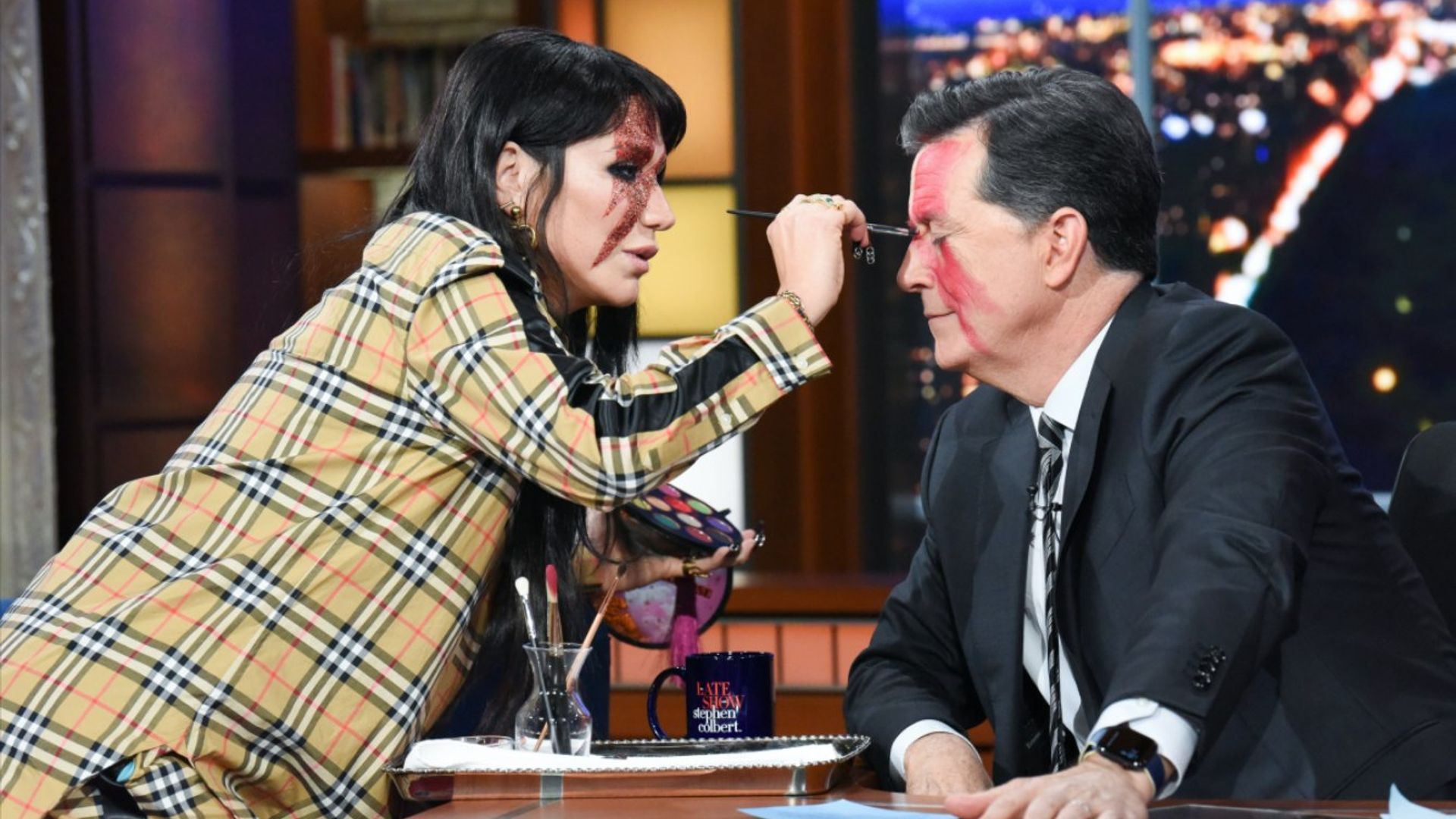 The Late Show with Stephen Colbert background
