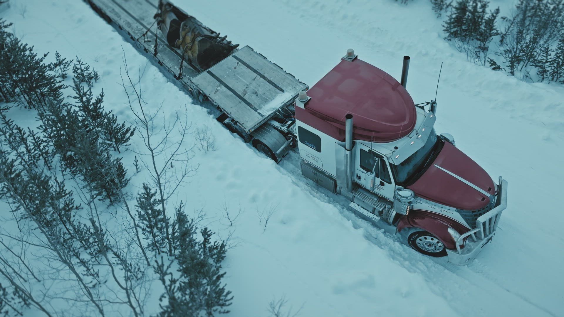 Ice Road Truckers background