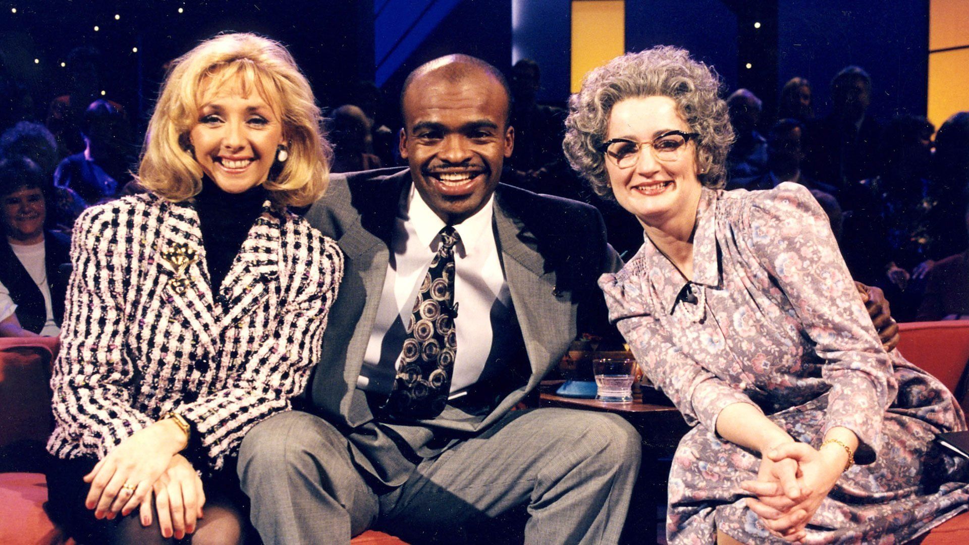 The Mrs. Merton Show background