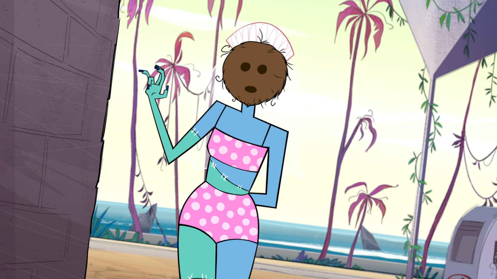 Monster Beach background