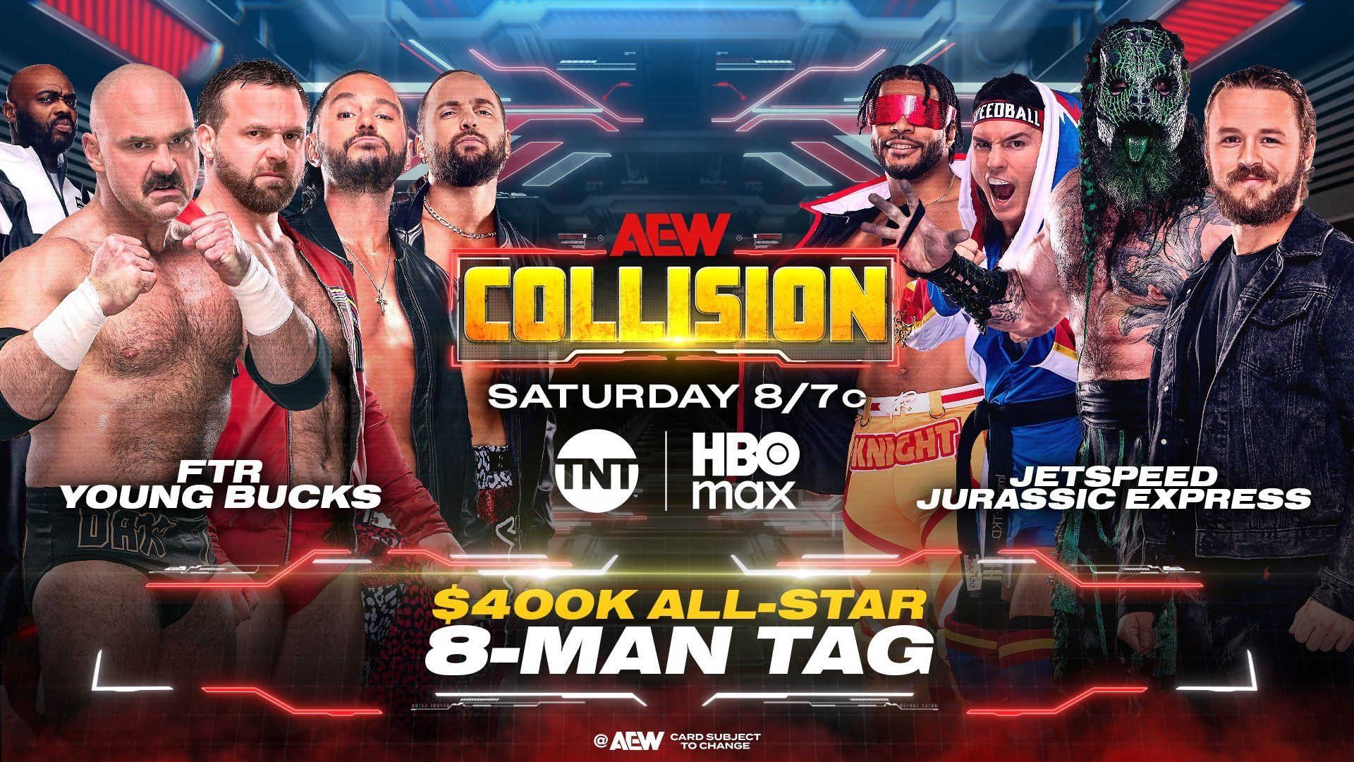 AEW Collision background