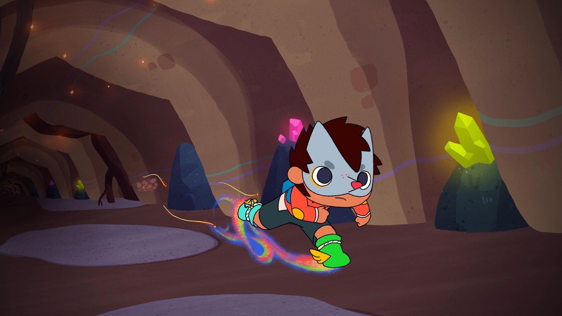 Wolfboy and the Everything Factory background