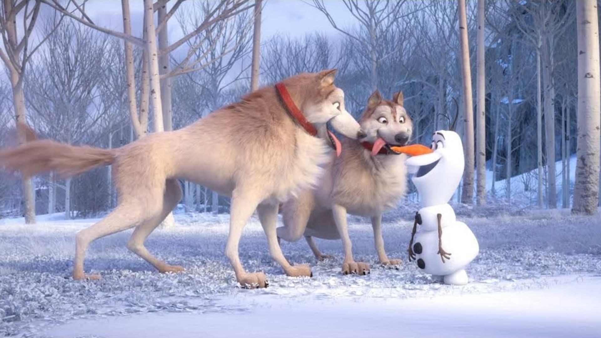 At Home with Olaf background