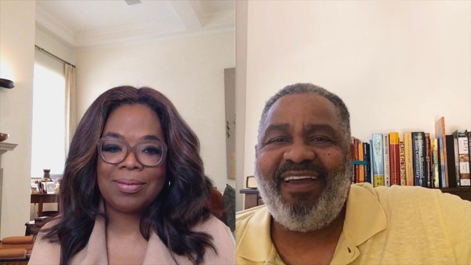 Oprah Talks COVID-19 background