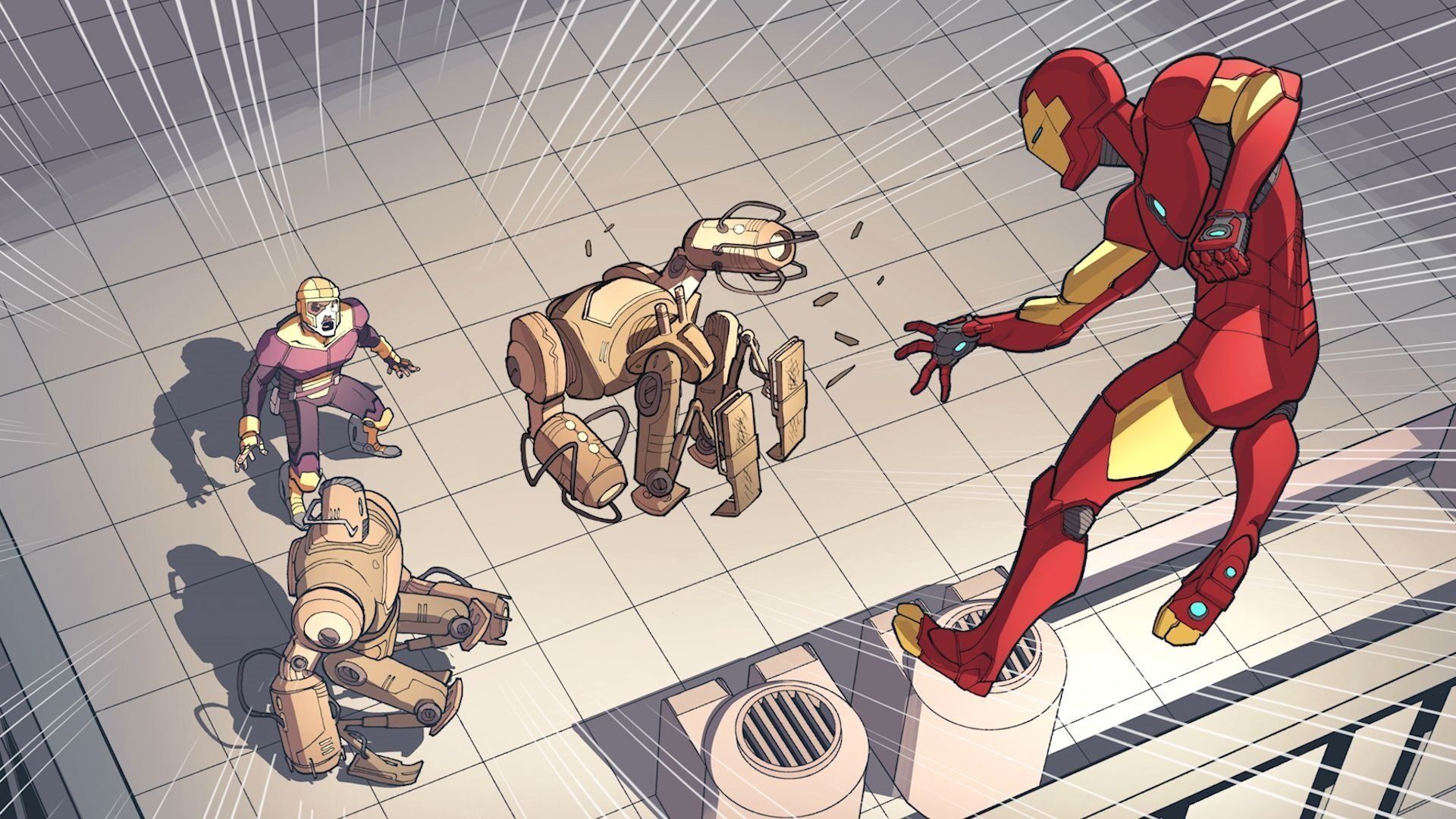 Marvel Video Comics background