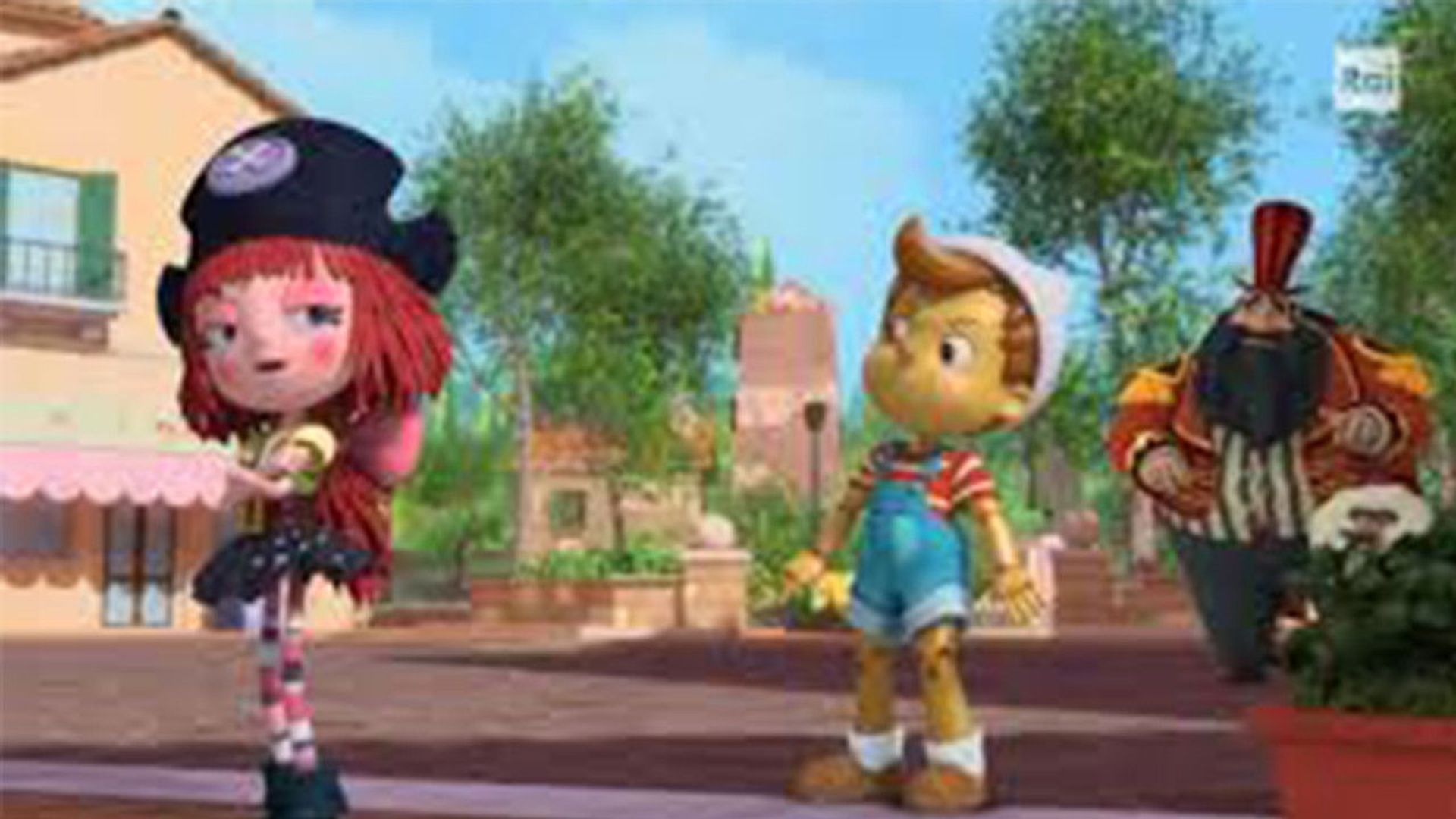 Pinocchio and Friends background