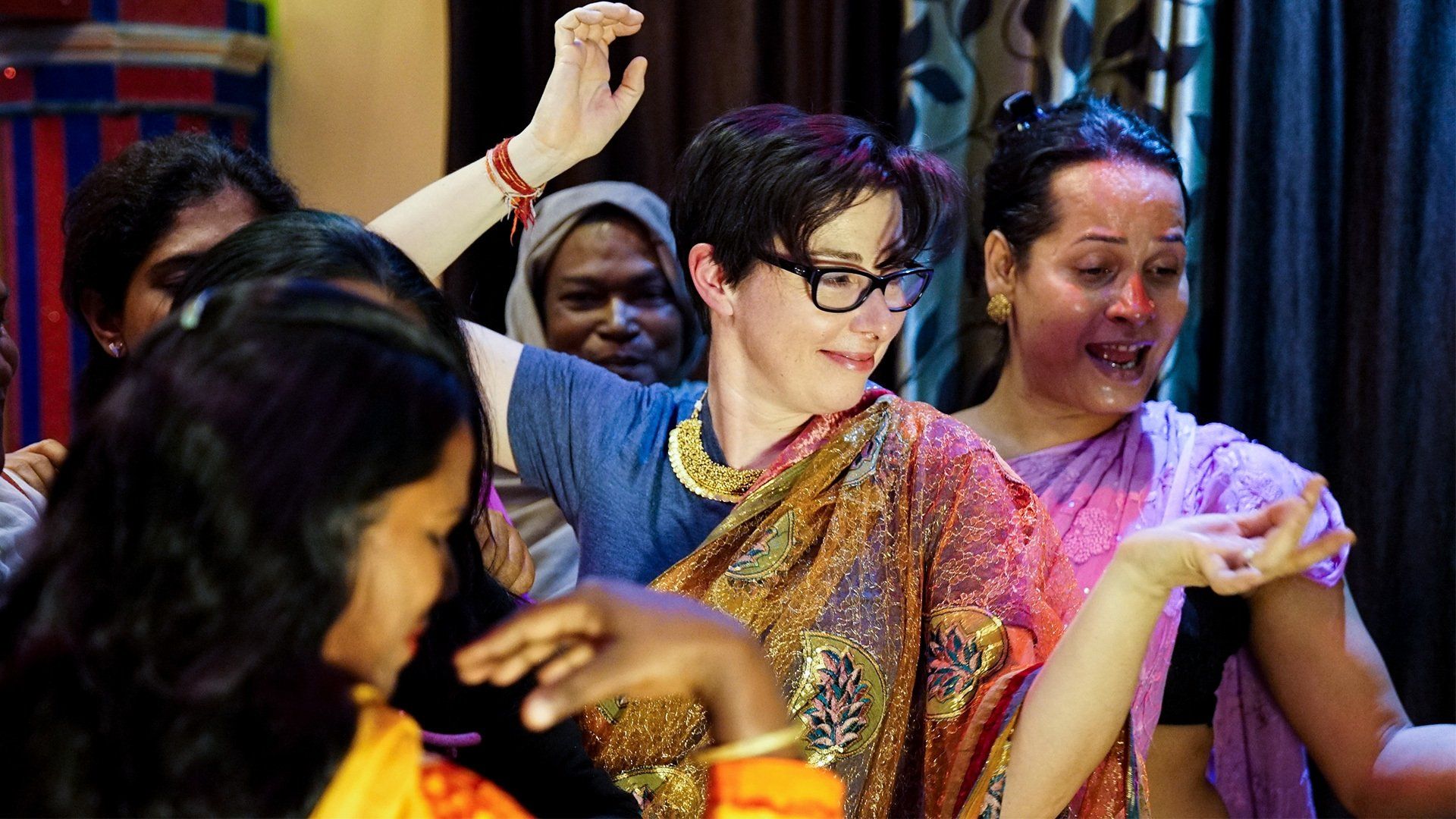 The Ganges with Sue Perkins background