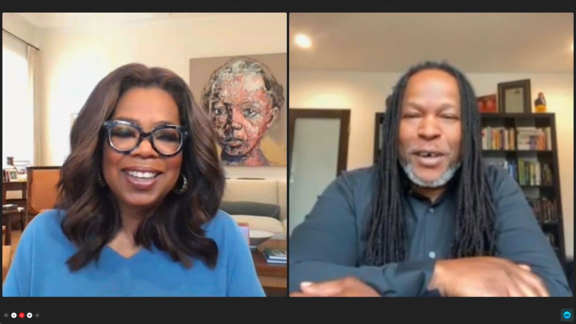 Oprah Talks COVID-19 background